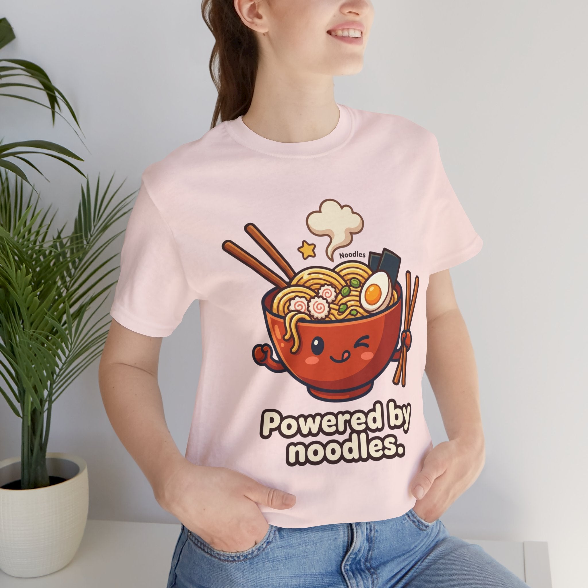 Powered by Noodles Ramen Graphic T-Shirt