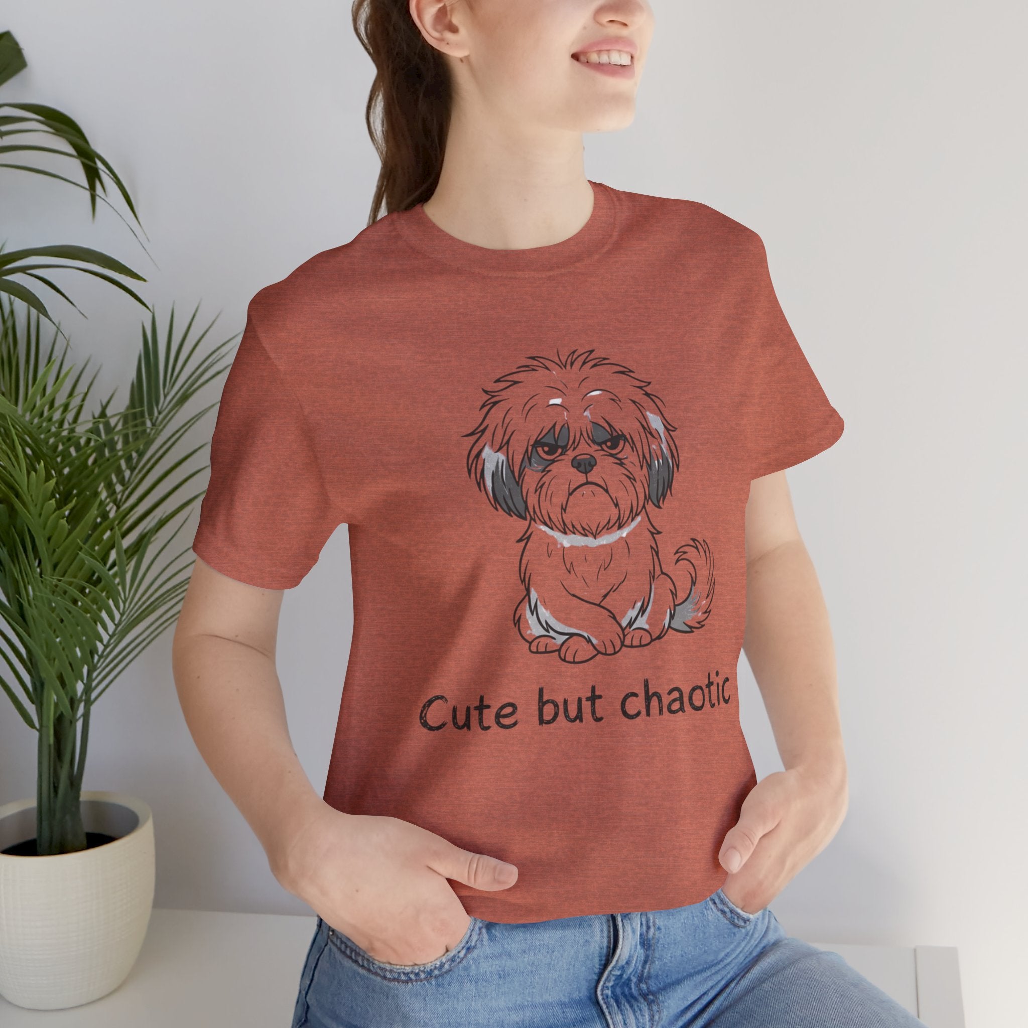 Cute But Chaotic Dog T-Shirt — Funny Shih Tzu Graphic Tee
