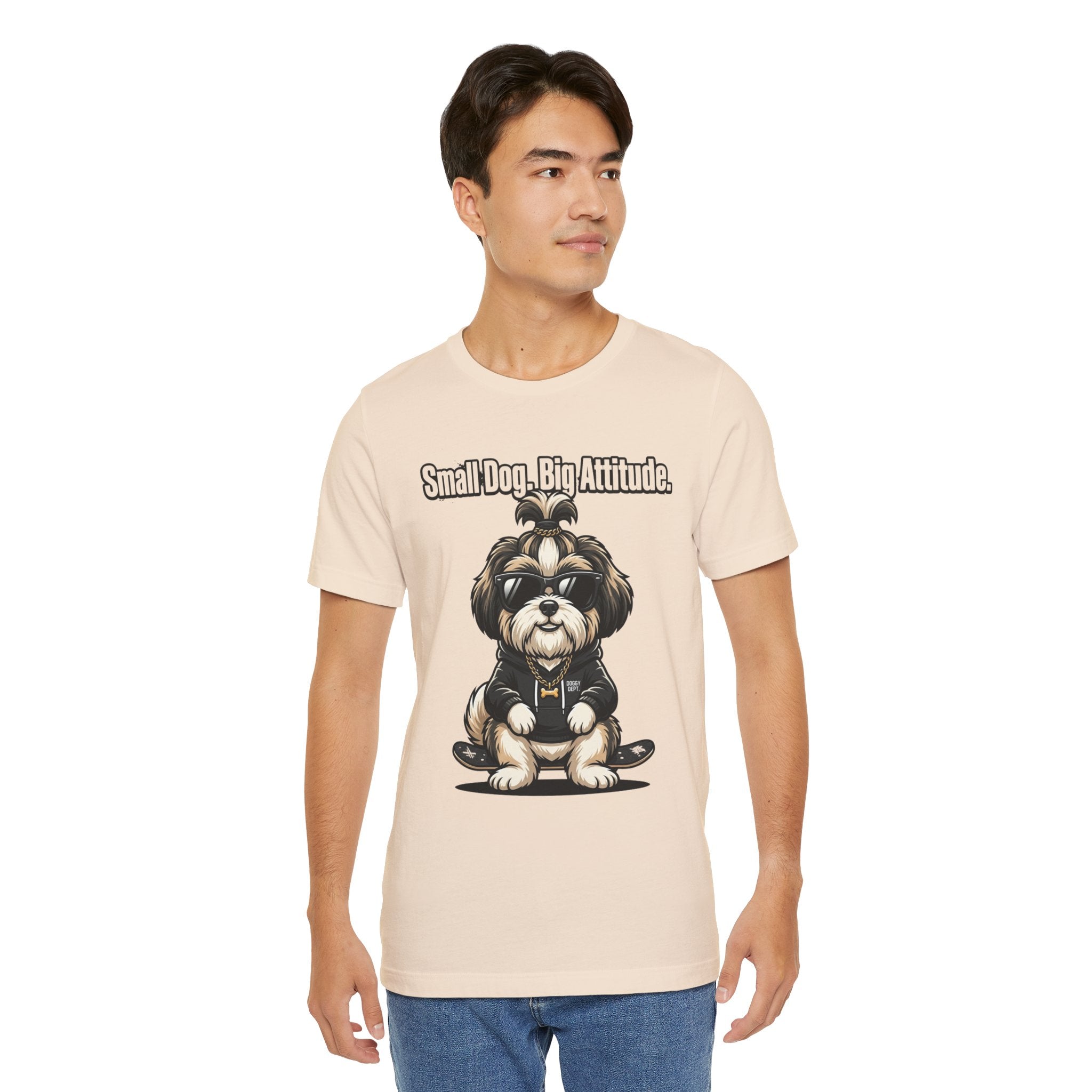 Small Dog, Big Attitude T-Shirt — Cute Funny Graphic Tee for Dog Lovers