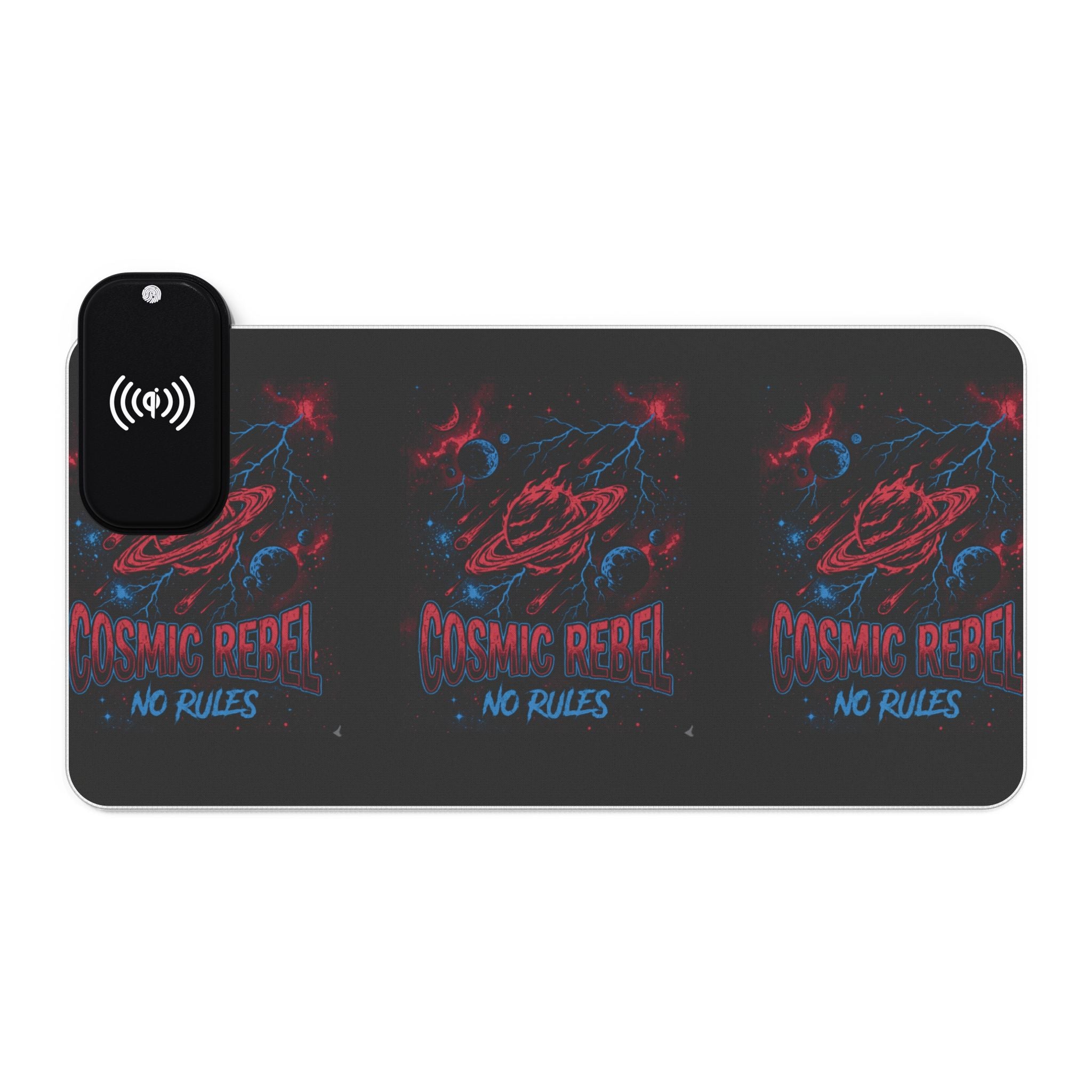 Cosmic Rebel LED Gaming Mouse Pad with Wireless Charging