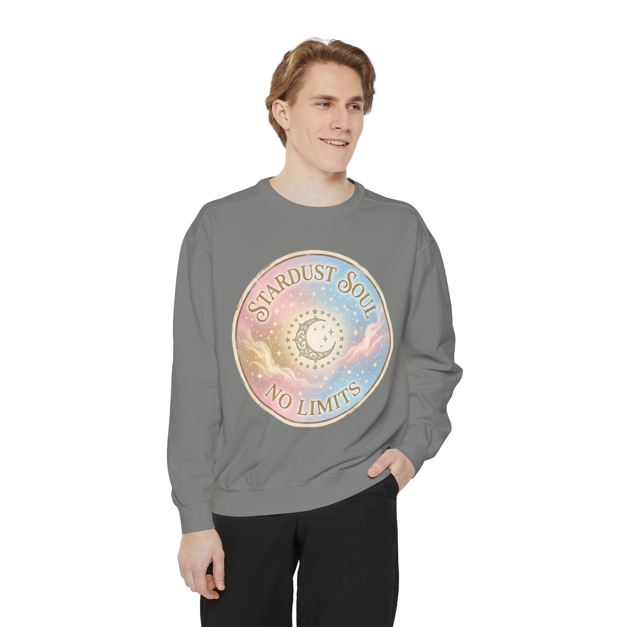 Stardust Soul Sweatshirt — "Stardust soul. No limits "