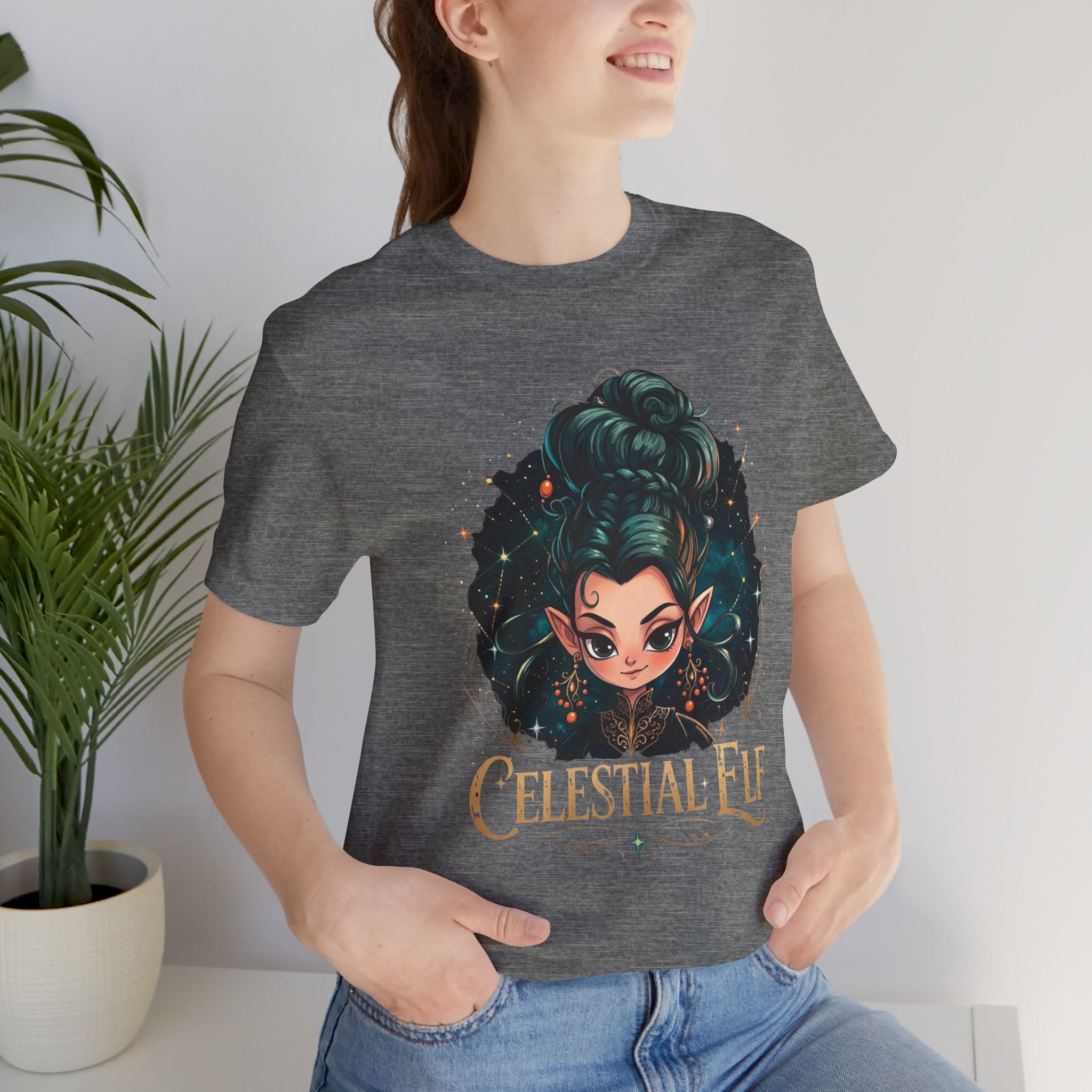 Celestial Elf Fantasy Tee — Cute Magical Girl Fairy T-Shirt