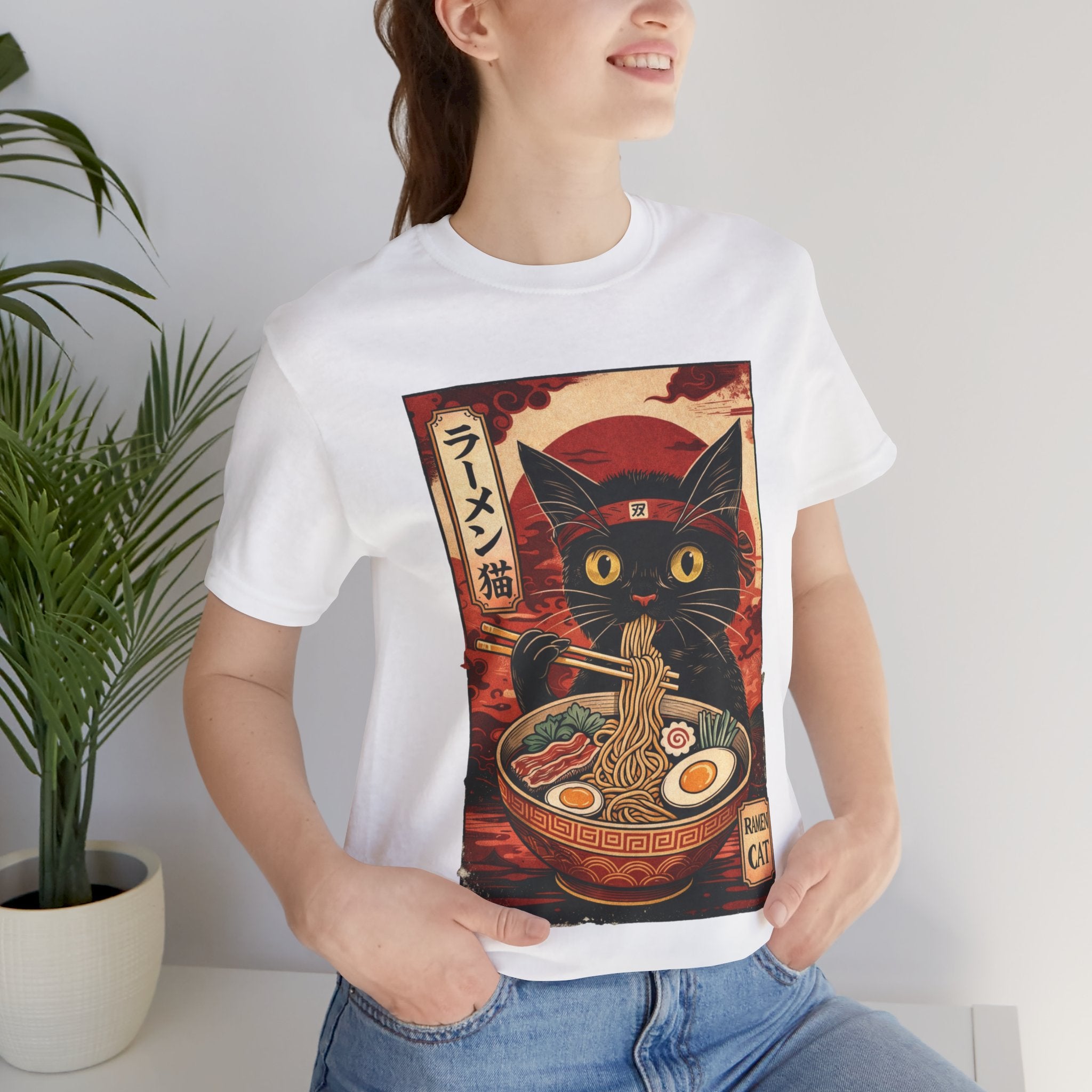 Kawaii Ramen Cat Tee