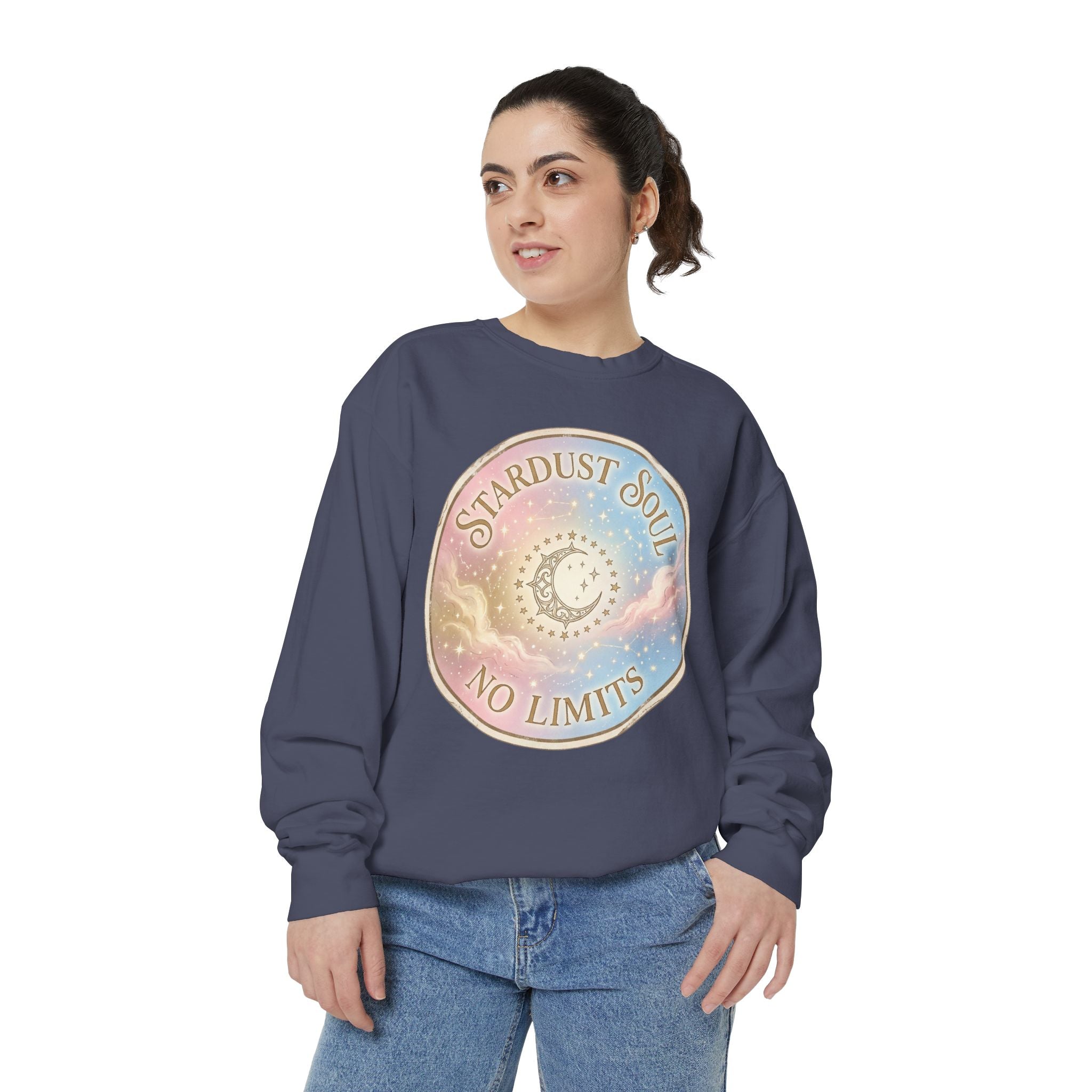 Stardust Soul Sweatshirt — "Stardust soul. No limits "