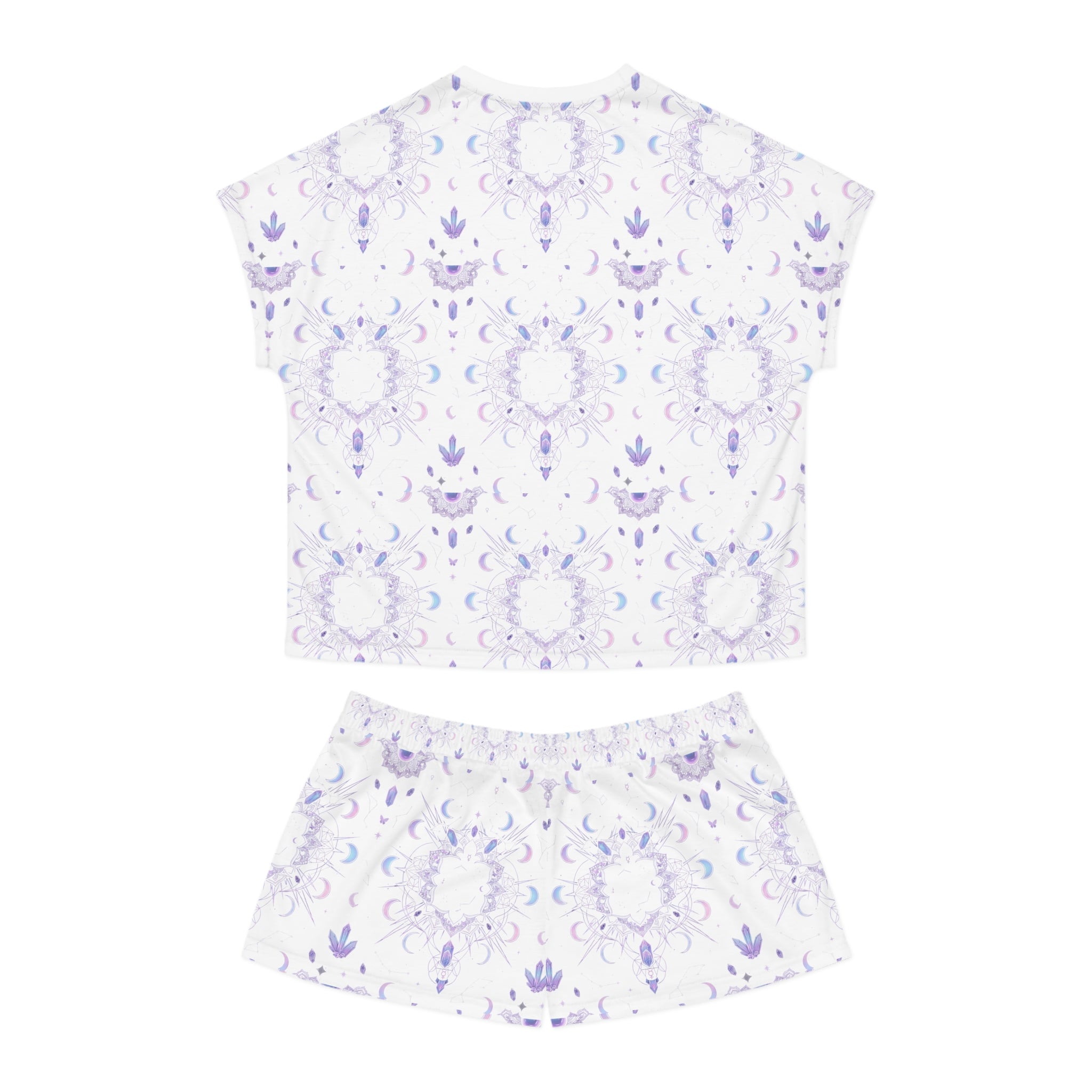 Celestial Women's Short Pajama Set — Star & Moon Sleepwear