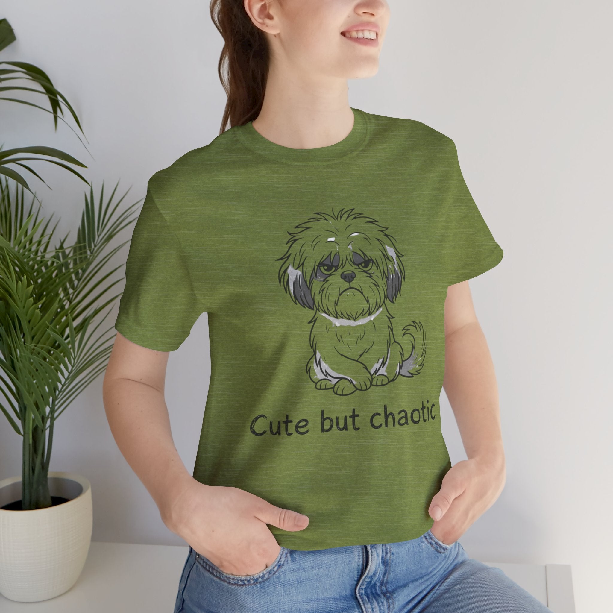 Cute But Chaotic Dog T-Shirt — Funny Shih Tzu Graphic Tee