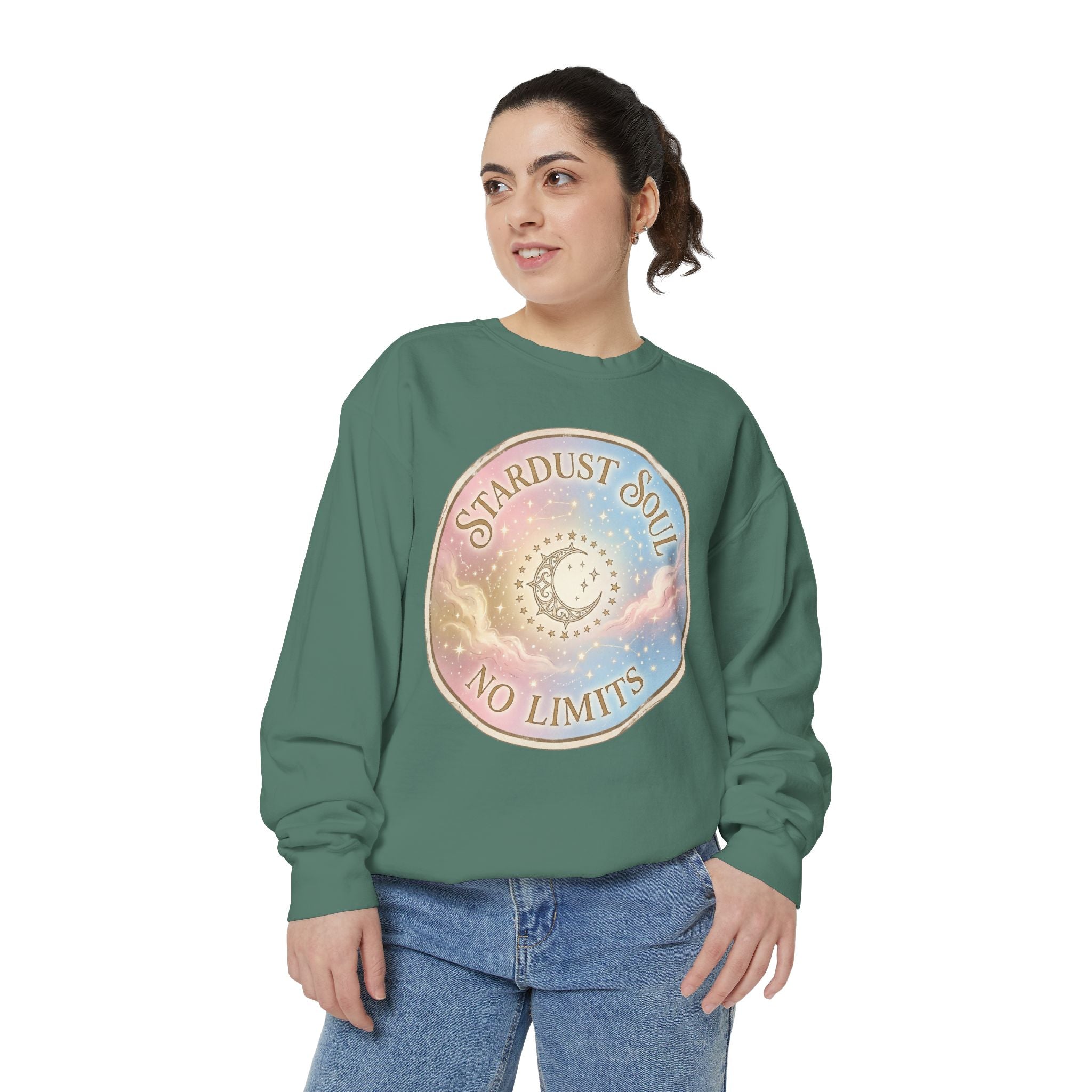 Stardust Soul Sweatshirt — "Stardust soul. No limits "