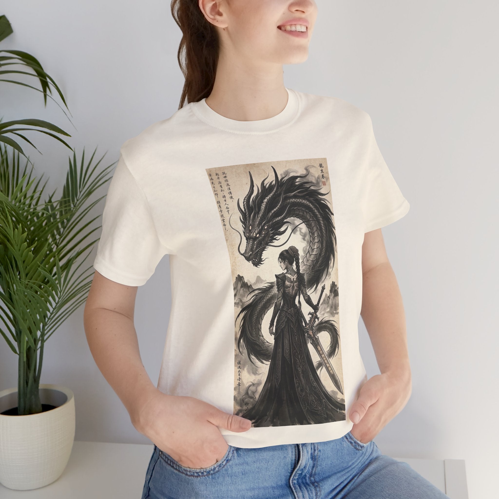 Shadow Dragon Graphic T-Shirt — Mystical Dragon Tee