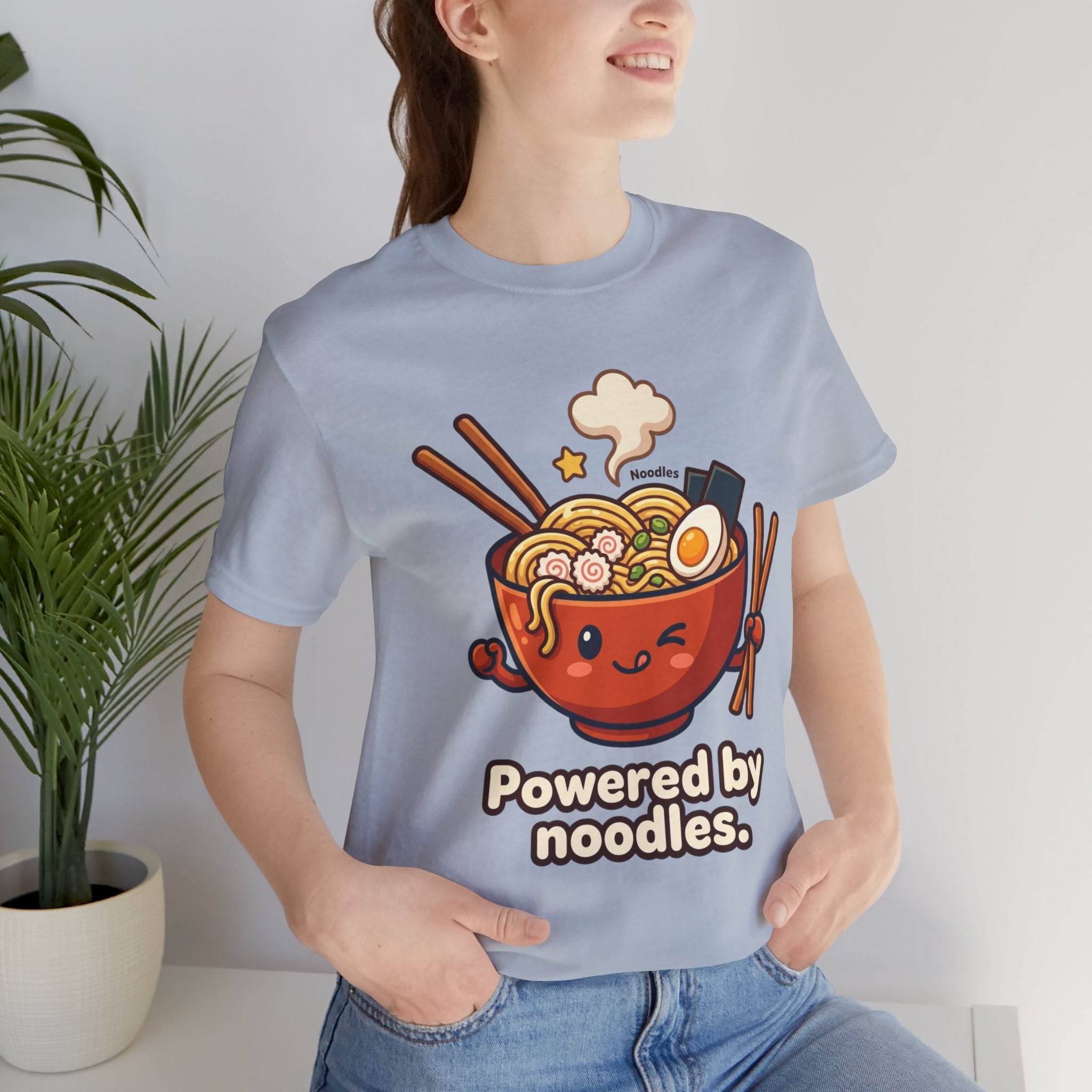 Powered by Noodles Ramen Graphic T-Shirt