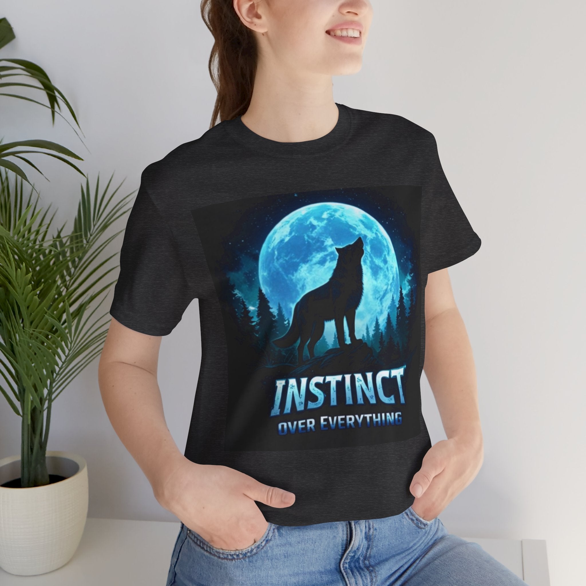 Wolf Instinct — Bold Wildlife Graphic Tee