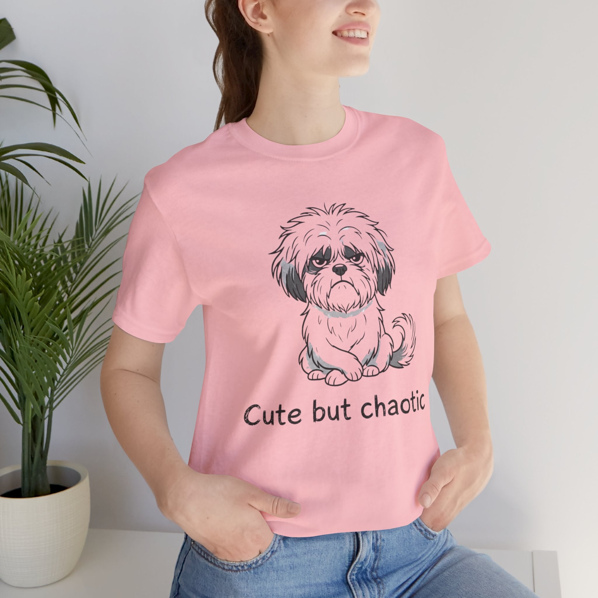 Cute But Chaotic Dog T-Shirt — Funny Shih Tzu Graphic Tee