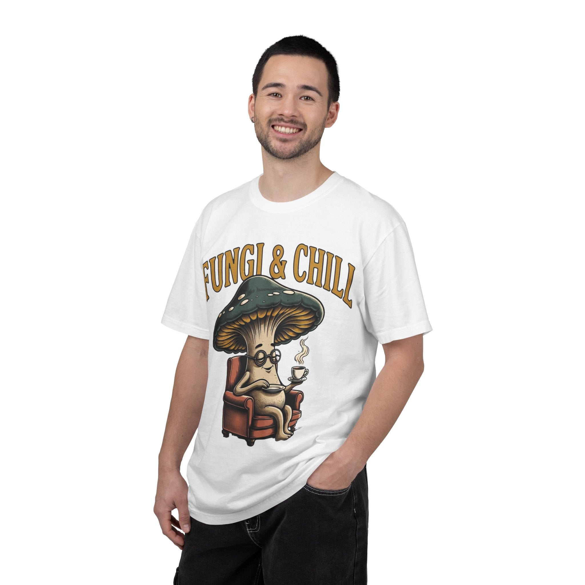 Fungi & Chill | Vintage Retro Funny Mushroom T-shirt