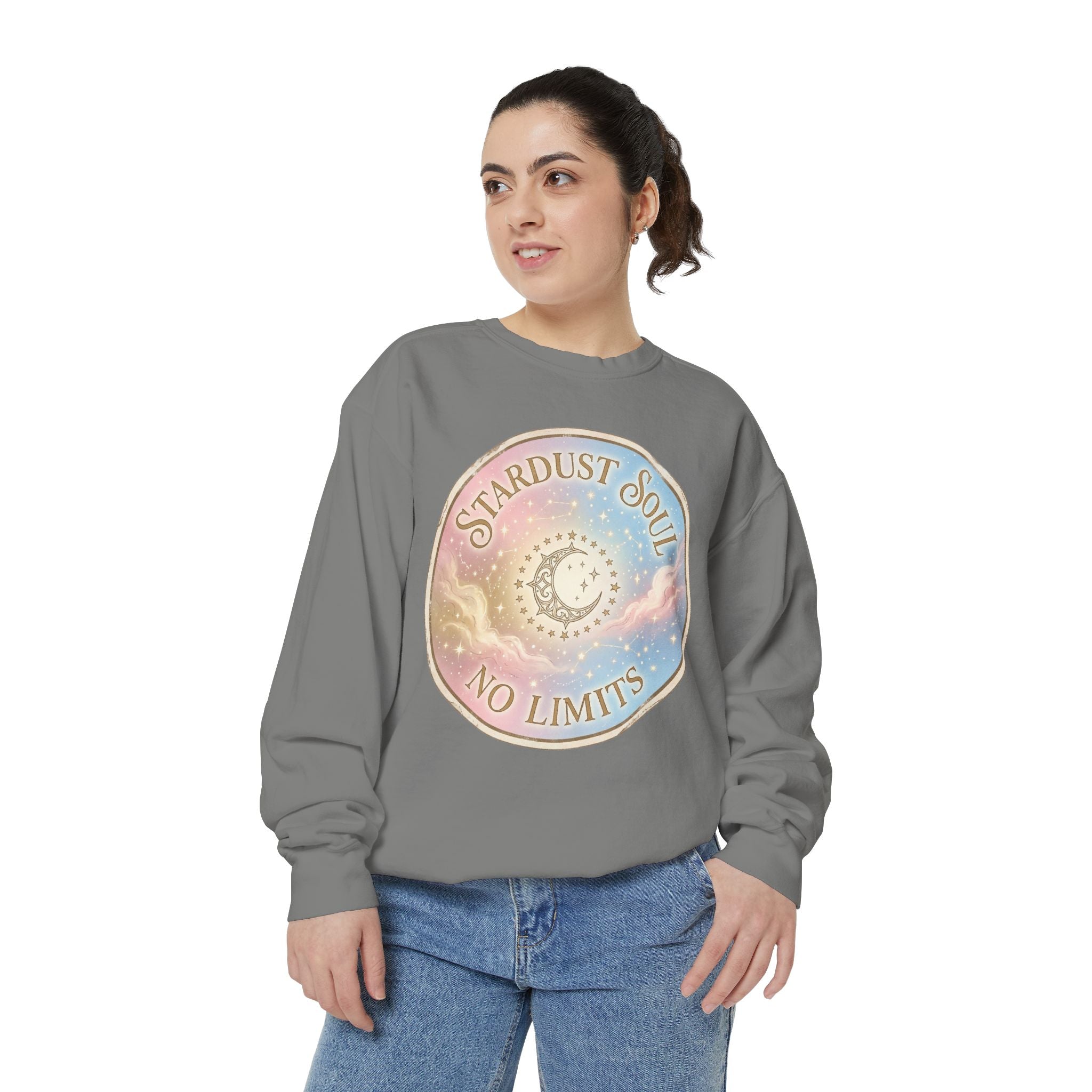 Stardust Soul Sweatshirt — "Stardust soul. No limits "