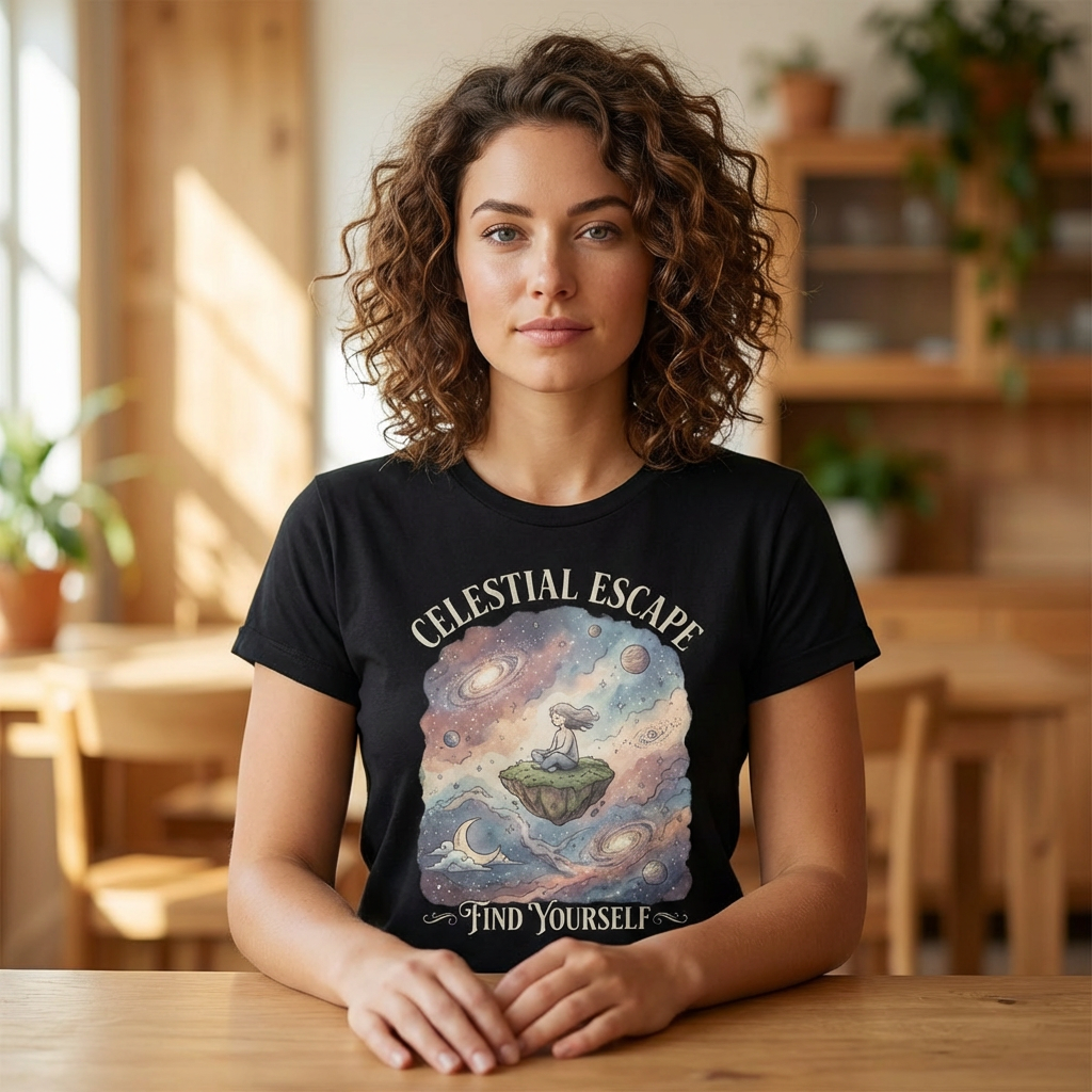 Celestial Escape Vintage "Find Yourself" T-Shirt