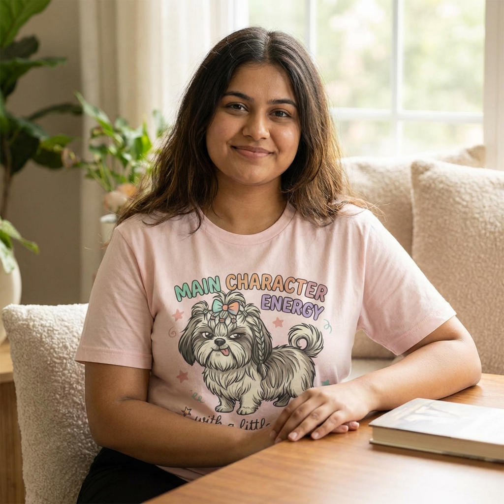 Main Character Energy Shih Tzu T-Shirt