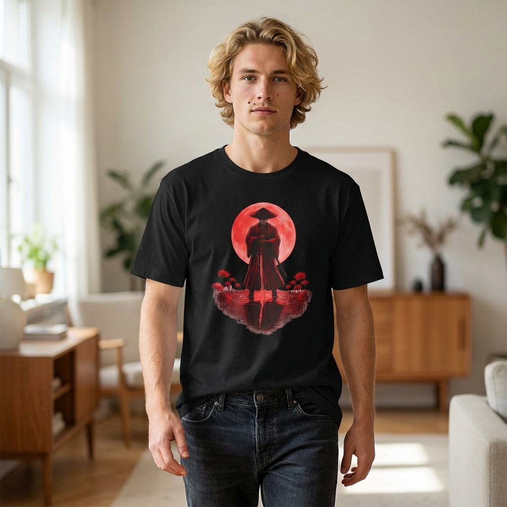 Crimson Ronin Tee — Samurai-Inspired Graphic T-Shirt