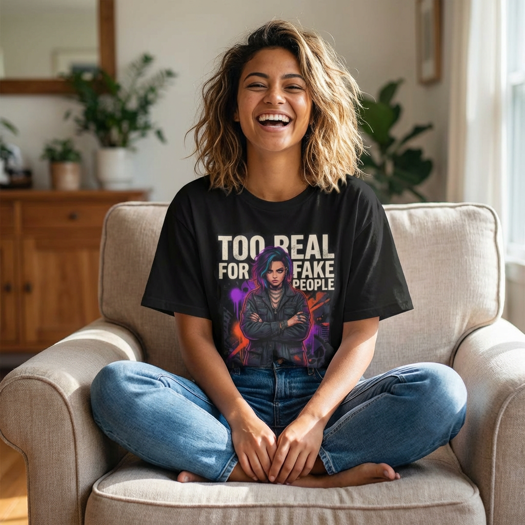 Main Character Oversized Graphic T-Shirt