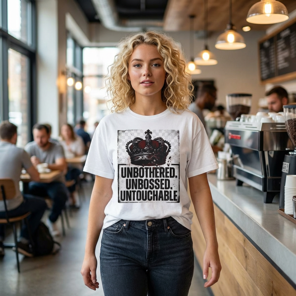 Unstoppable Mindset Boxy Graphic T-Shirt