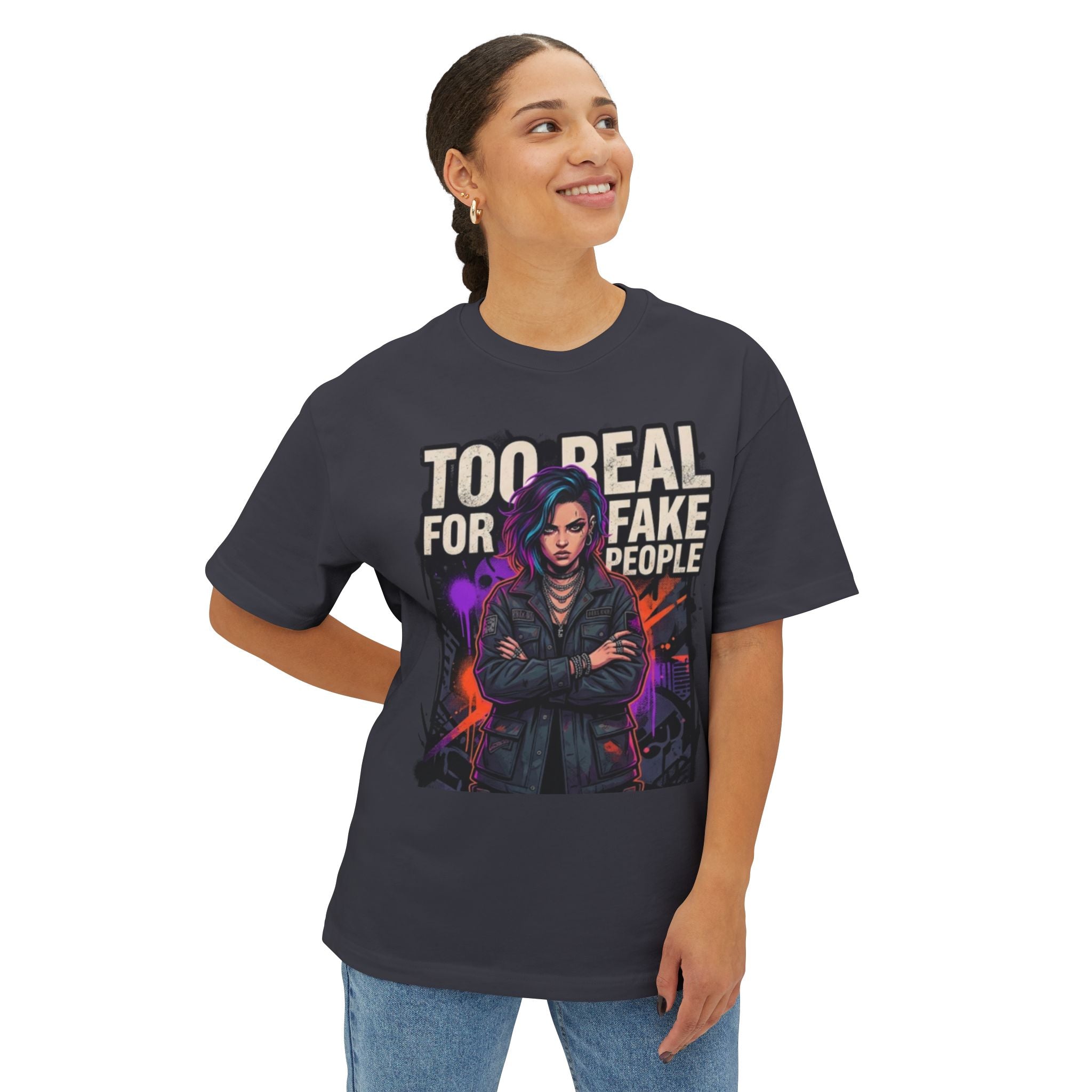 Main Character Oversized Graphic T-Shirt