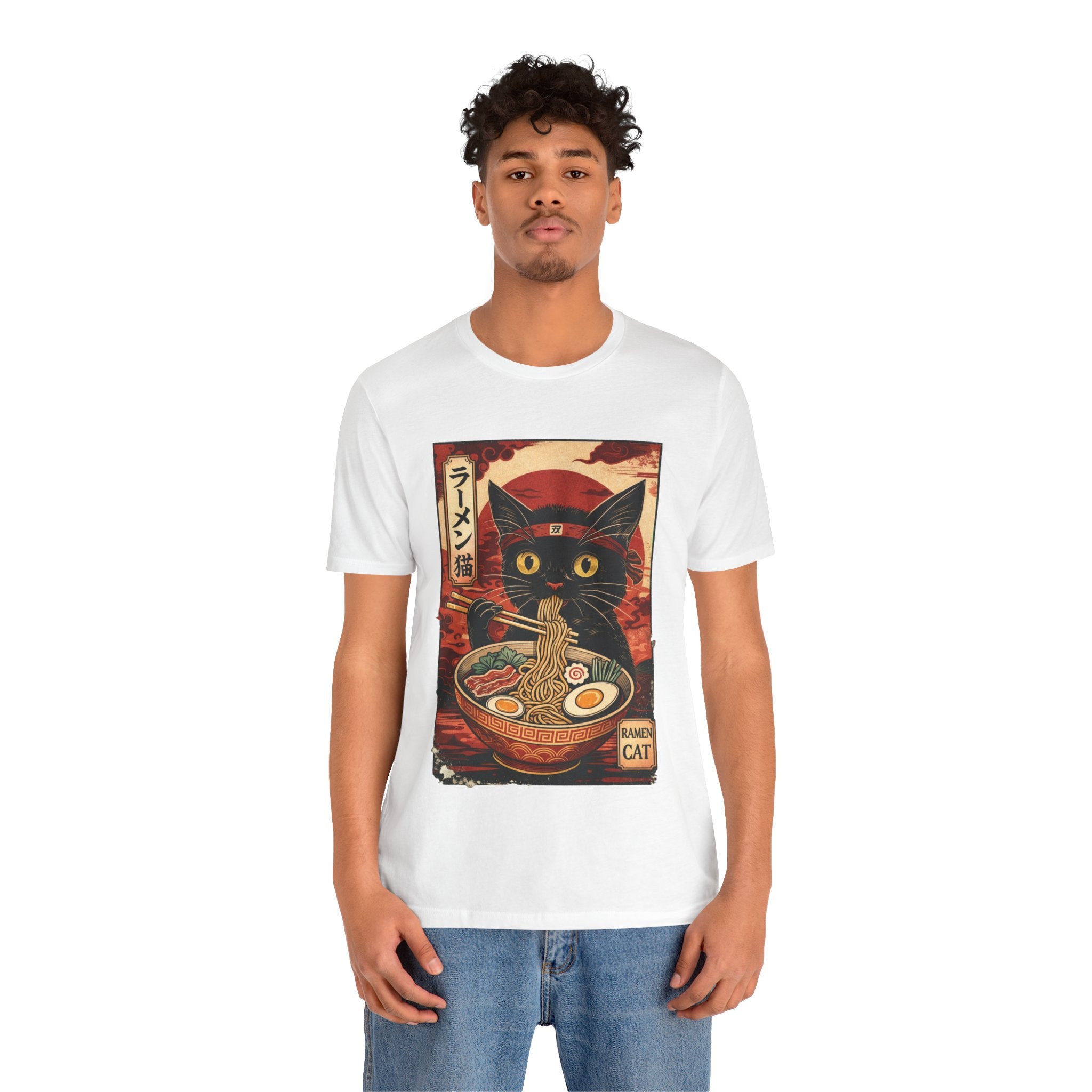 Kawaii Ramen Cat Tee