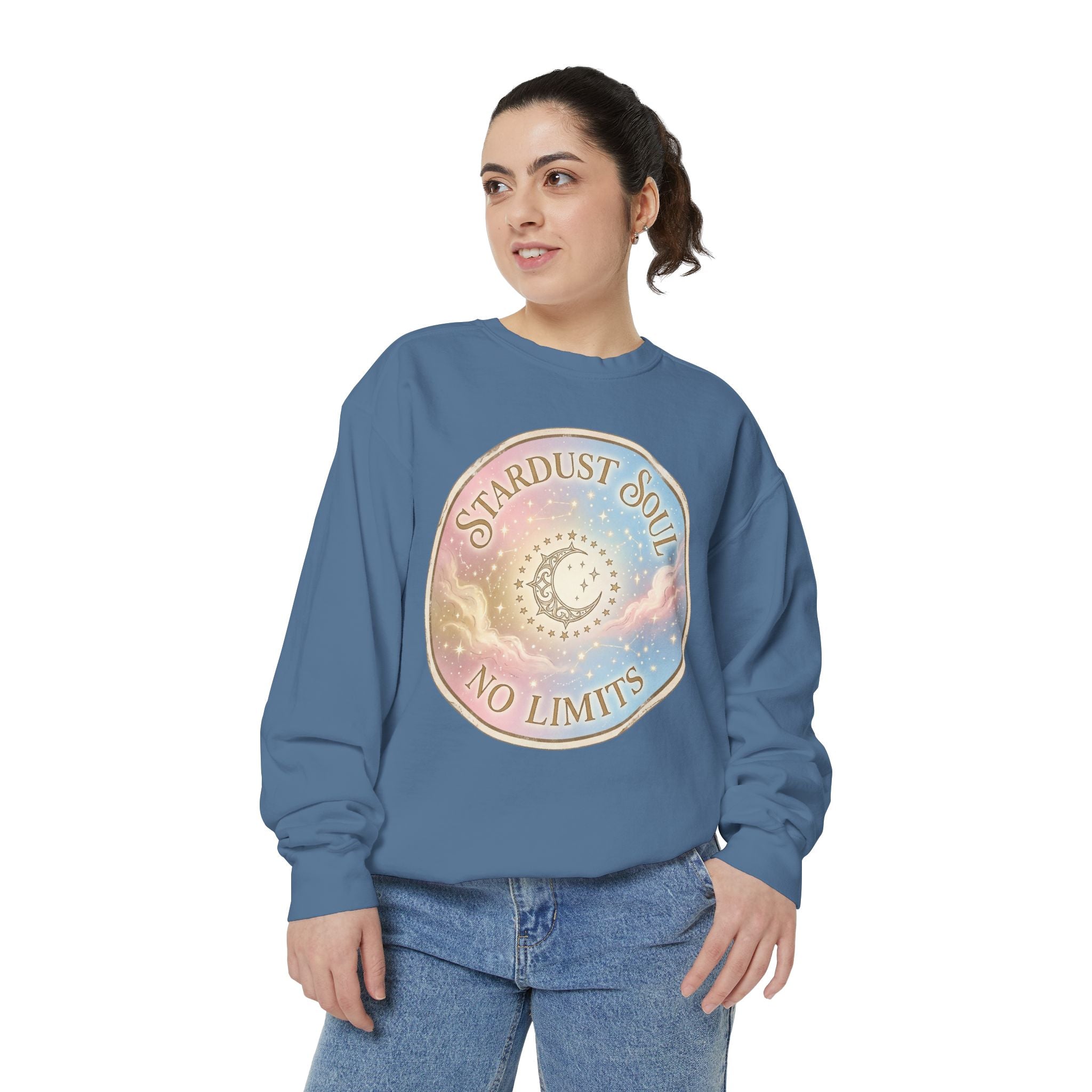 Stardust Soul Sweatshirt — "Stardust soul. No limits "