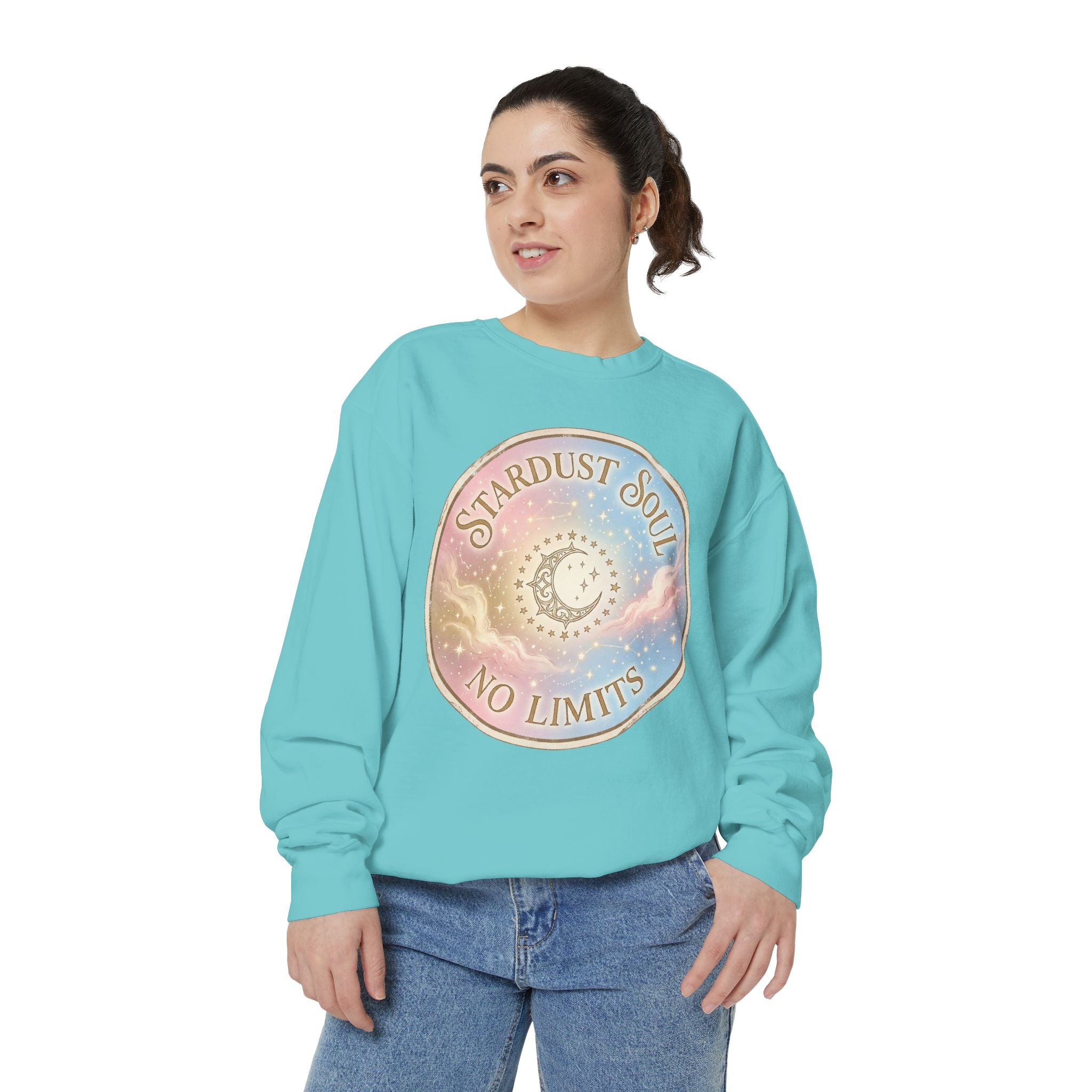 Stardust Soul Sweatshirt — "Stardust soul. No limits "