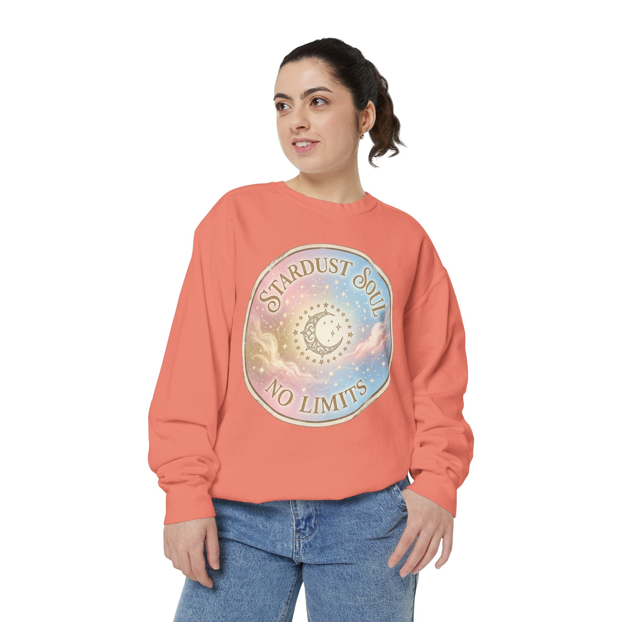Stardust Soul Sweatshirt — "Stardust soul. No limits "