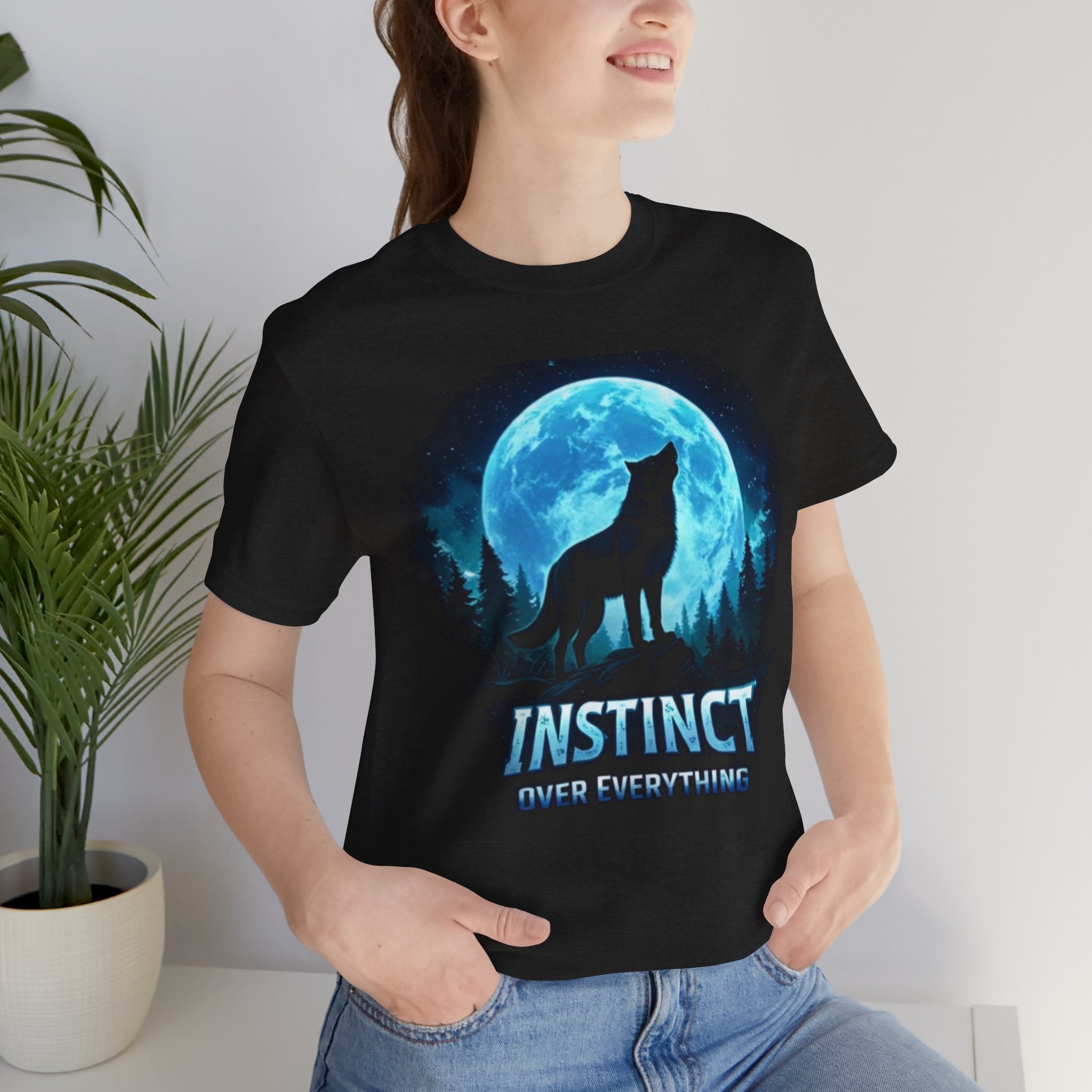 Wolf Instinct — Bold Wildlife Graphic Tee