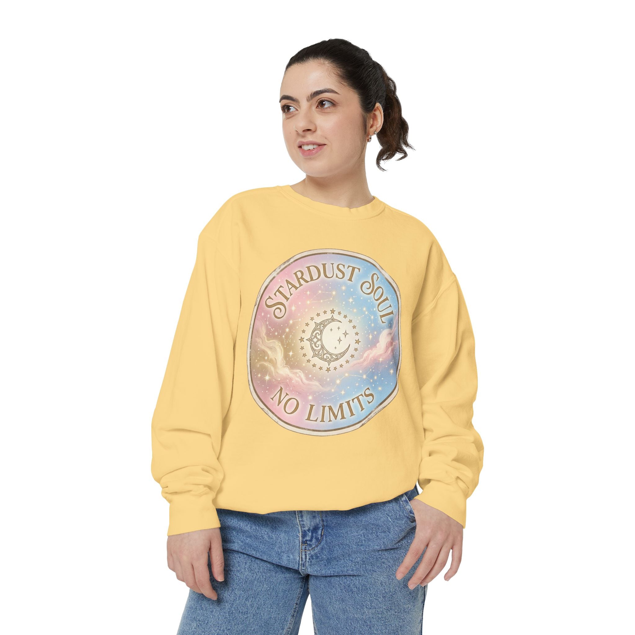 Stardust Soul Sweatshirt — "Stardust soul. No limits "