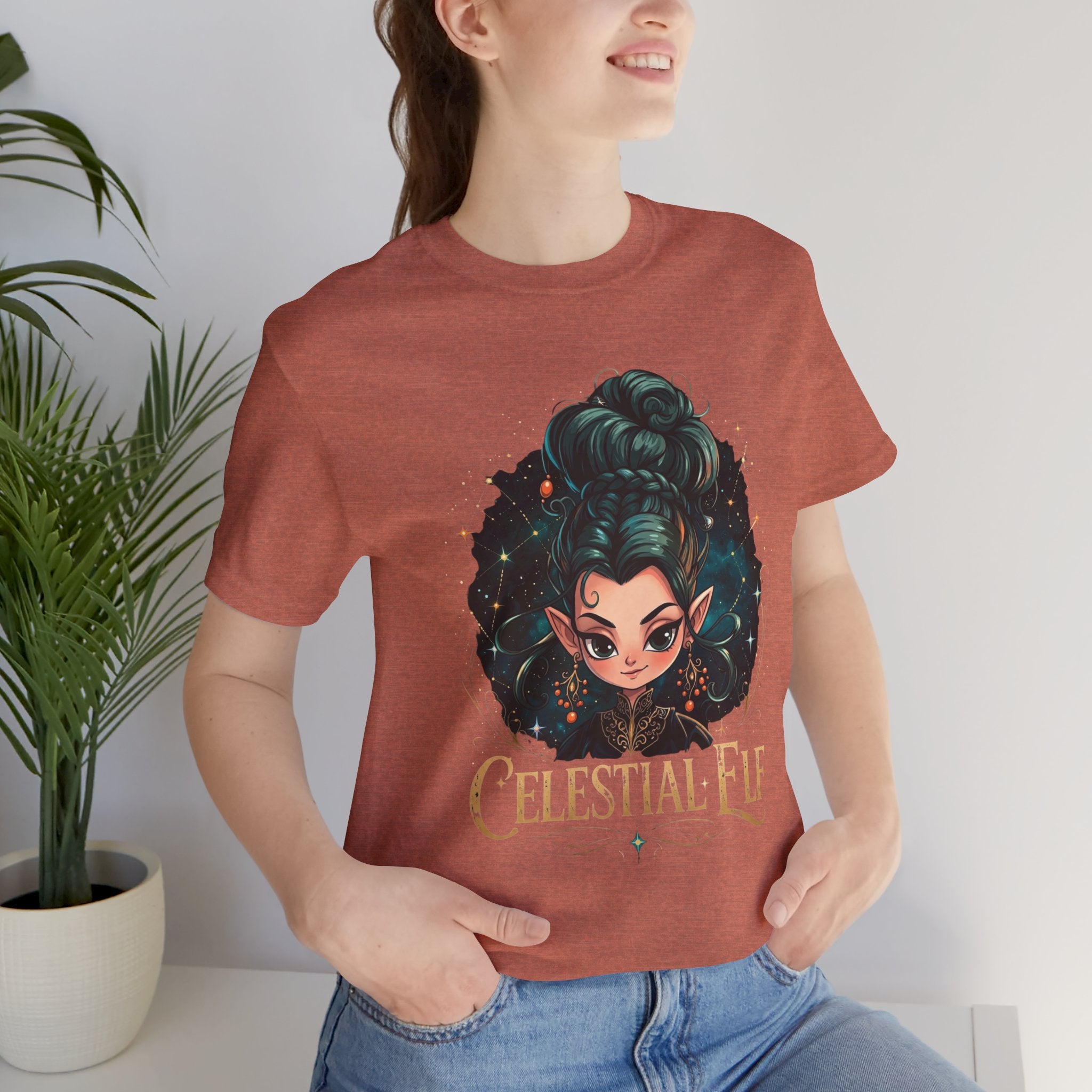 Celestial Elf Fantasy Tee — Cute Magical Girl Fairy T-Shirt