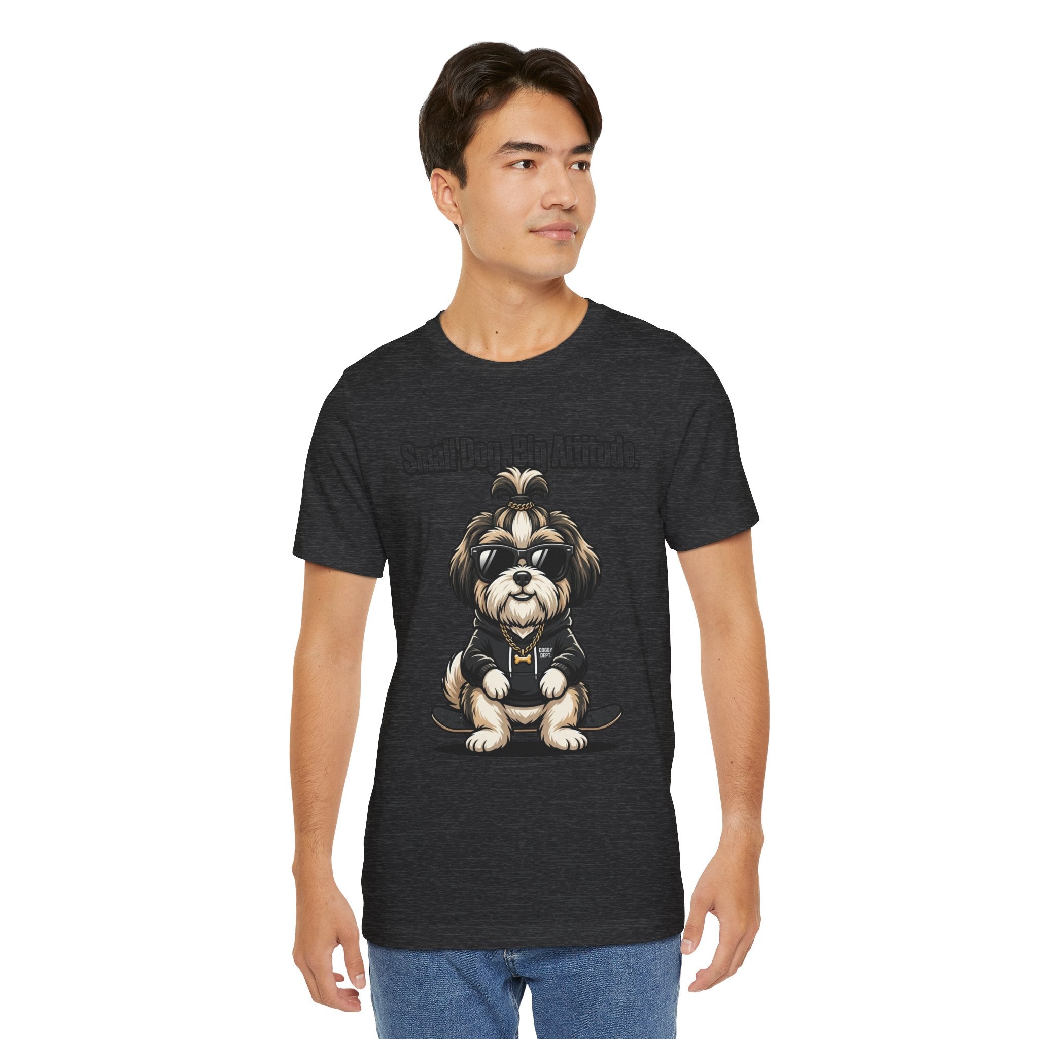 Small Dog, Big Attitude T-Shirt — Cute Funny Graphic Tee for Dog Lovers