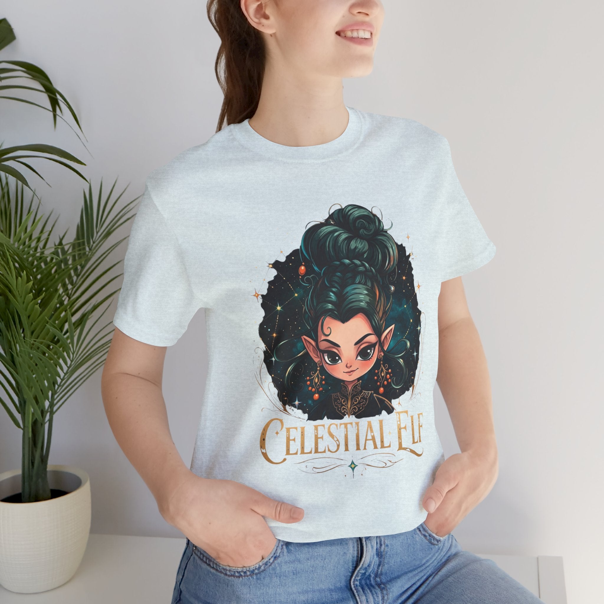 Celestial Elf Fantasy Tee — Cute Magical Girl Fairy T-Shirt
