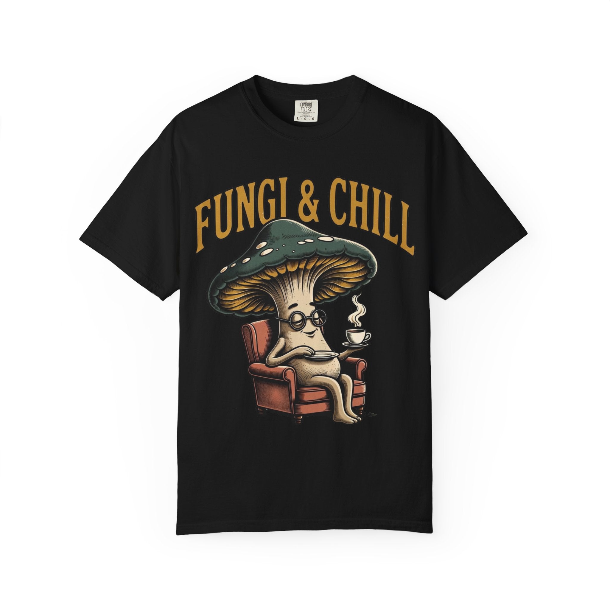 Fungi & Chill | Vintage Retro Funny Mushroom T-shirt