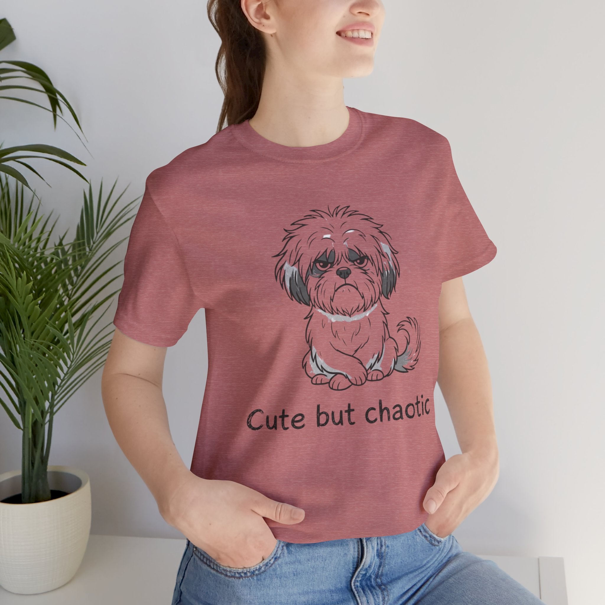 Cute But Chaotic Dog T-Shirt — Funny Shih Tzu Graphic Tee