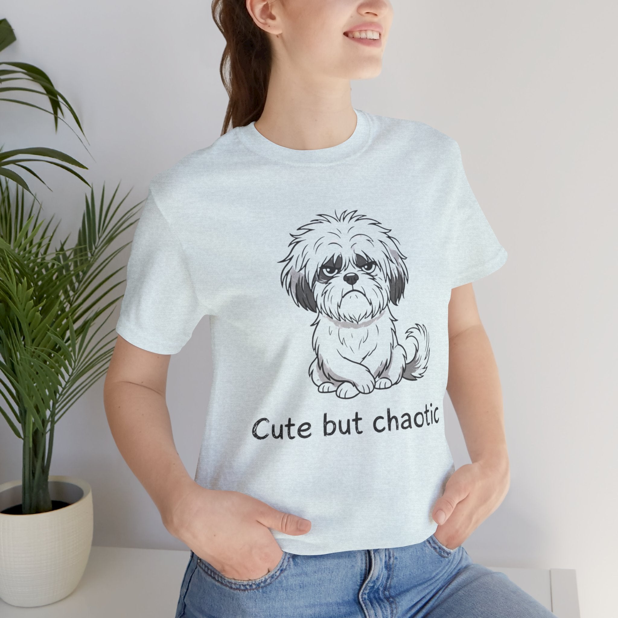 Cute But Chaotic Dog T-Shirt — Funny Shih Tzu Graphic Tee