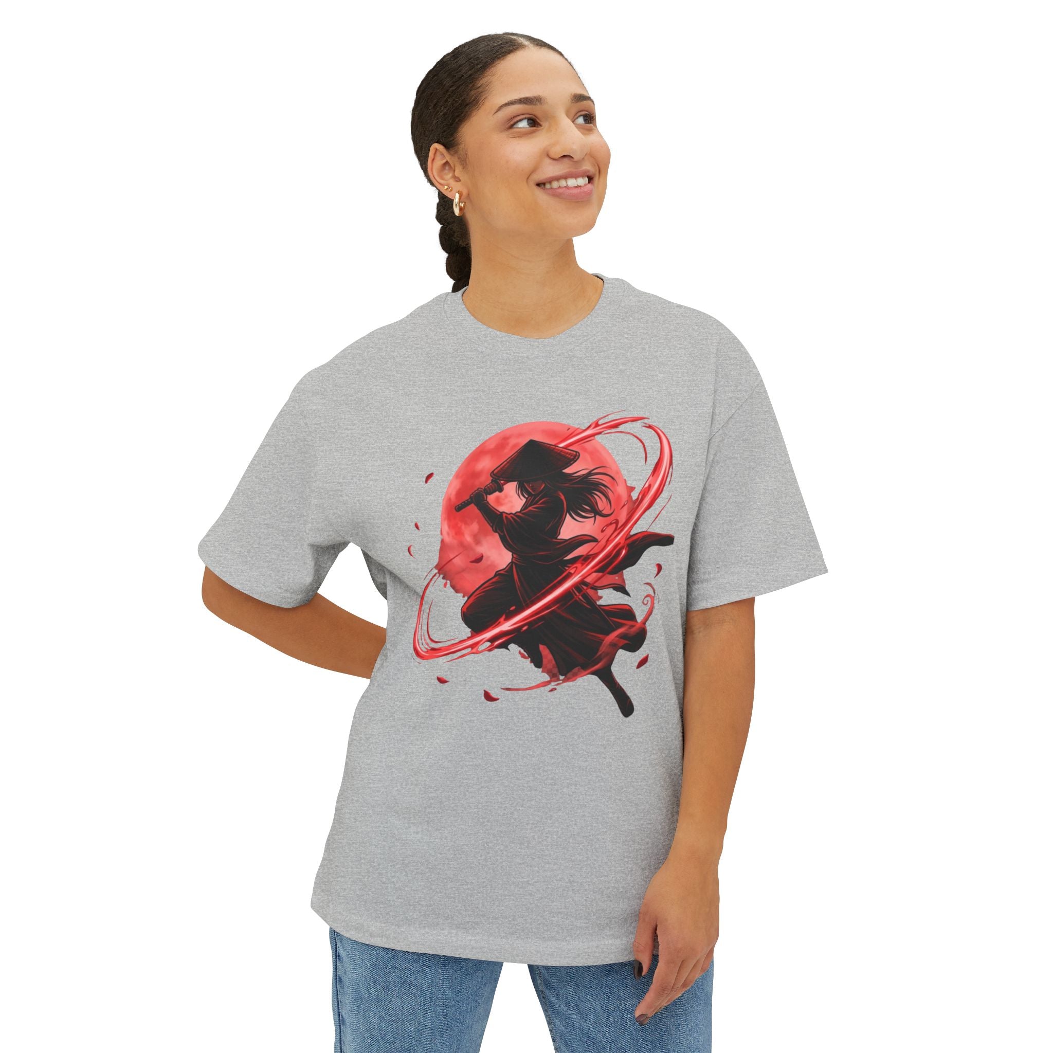 Crimson Samurai — Japanese Warrior Art Tee