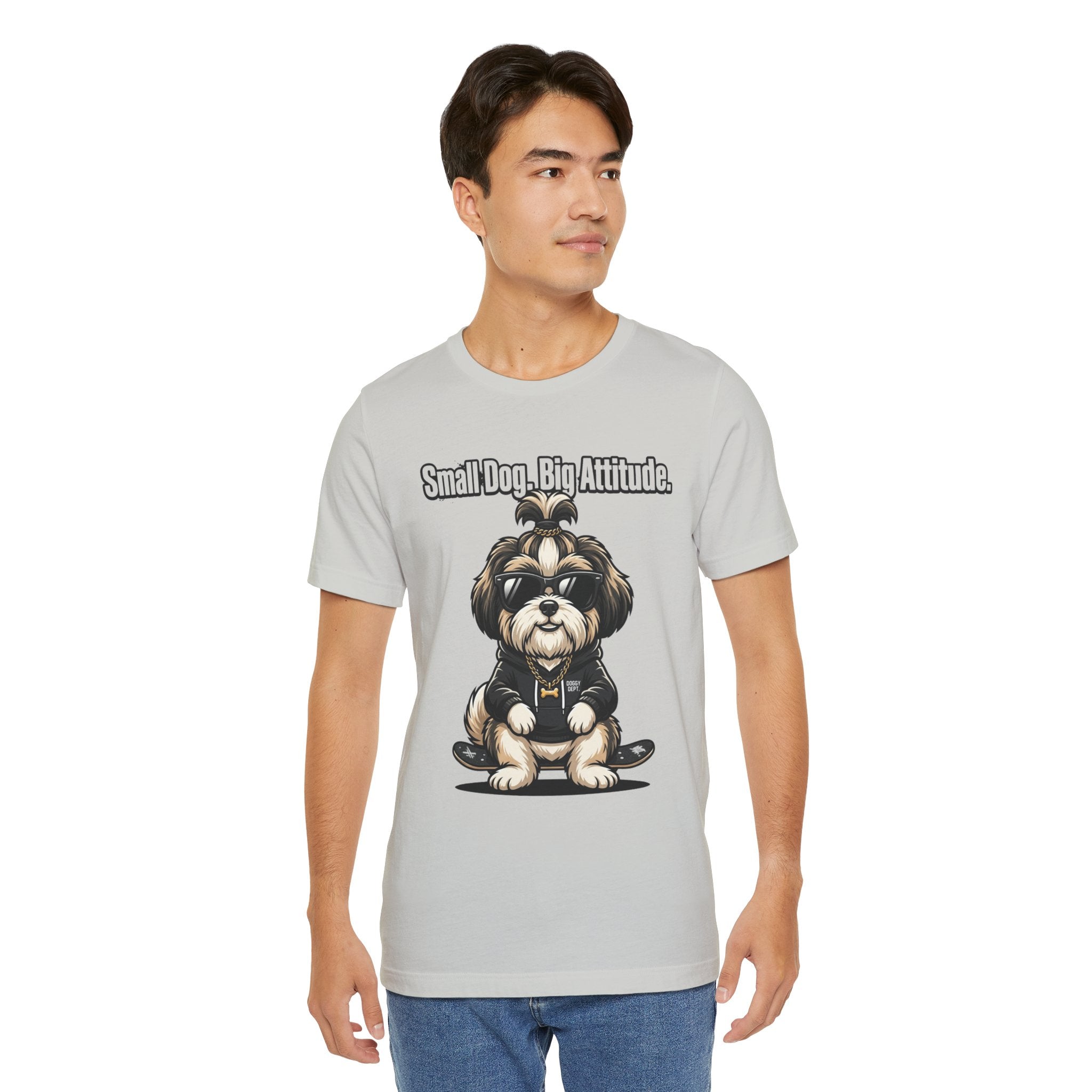 Small Dog, Big Attitude T-Shirt — Cute Funny Graphic Tee for Dog Lovers