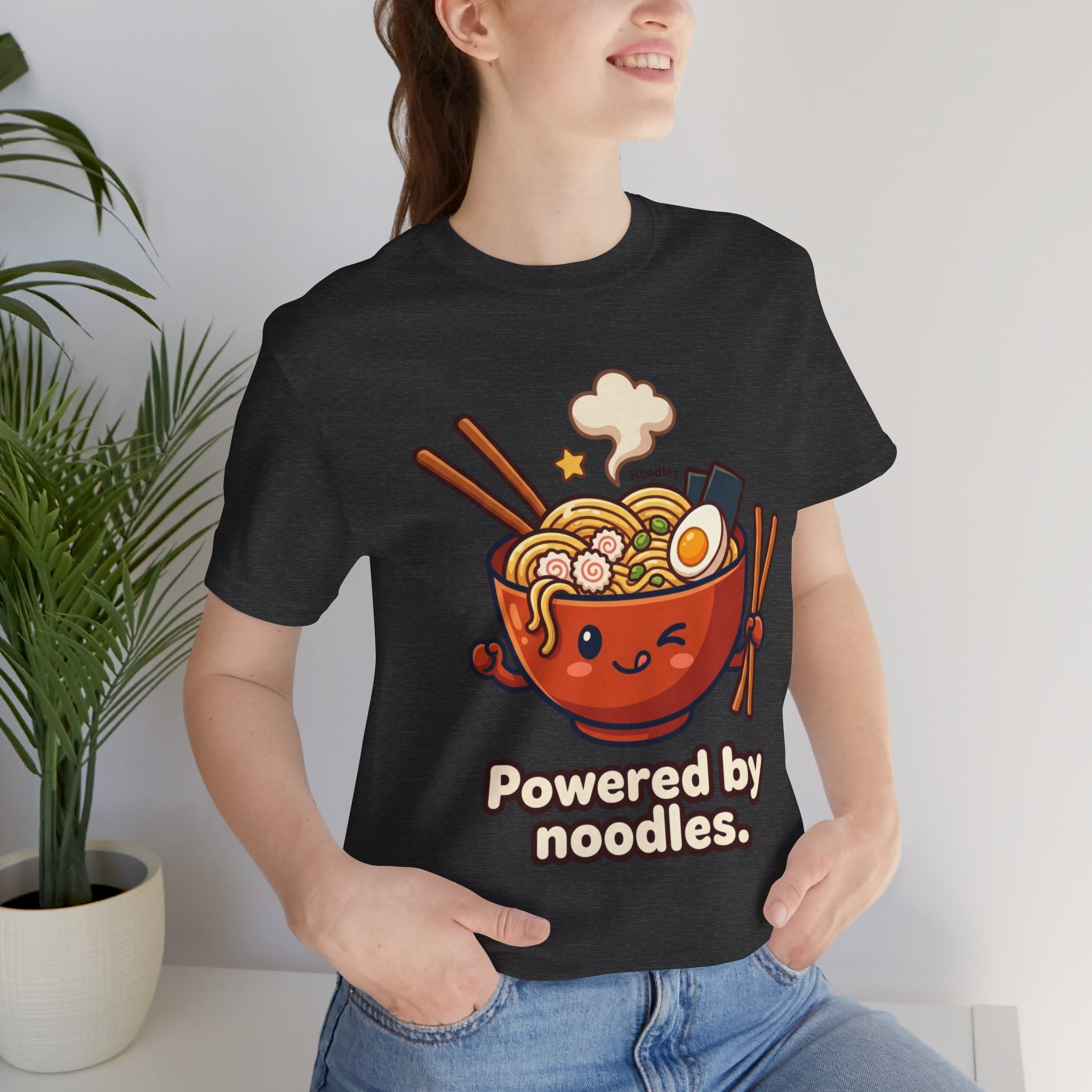 Powered by Noodles Ramen Graphic T-Shirt