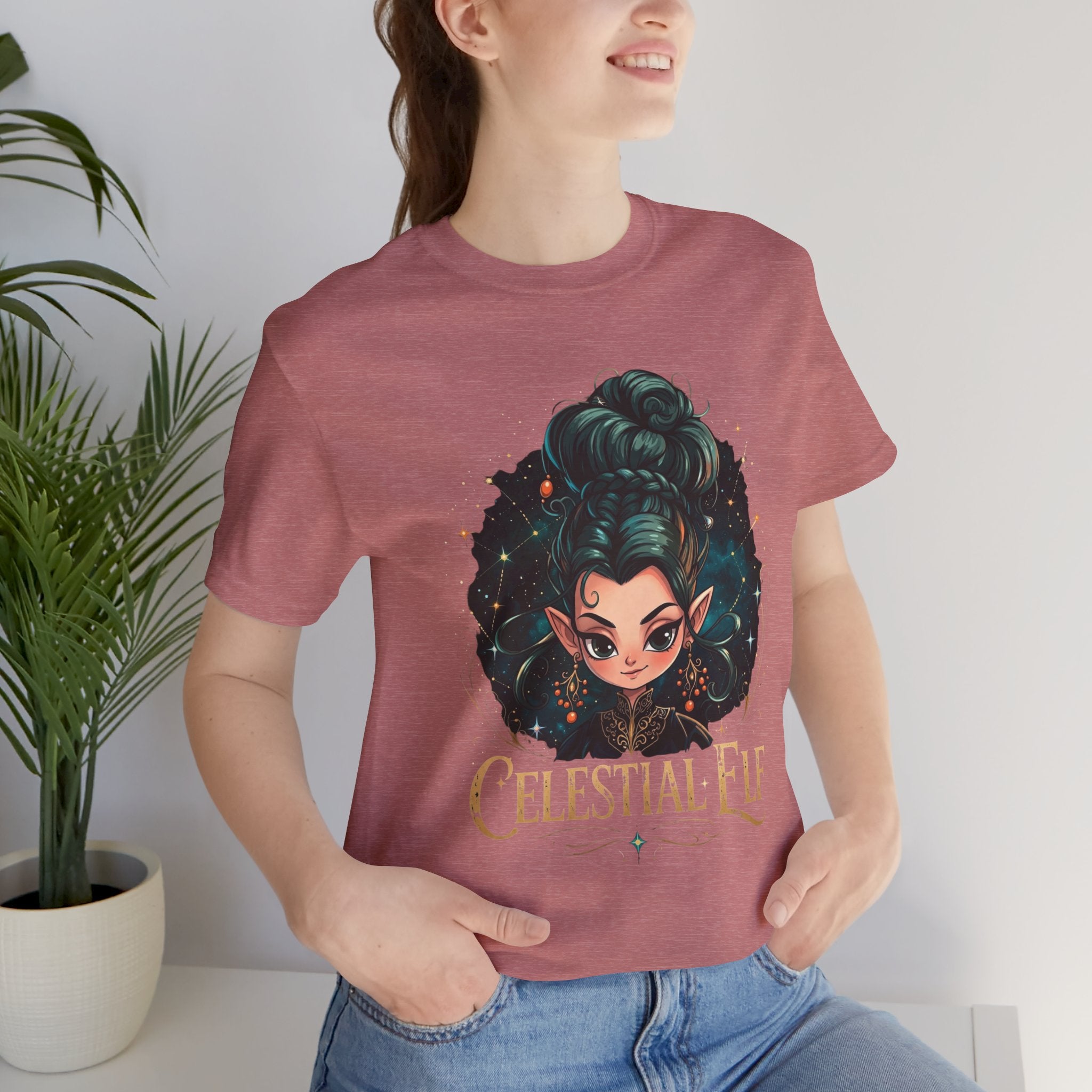 Celestial Elf Fantasy Tee — Cute Magical Girl Fairy T-Shirt
