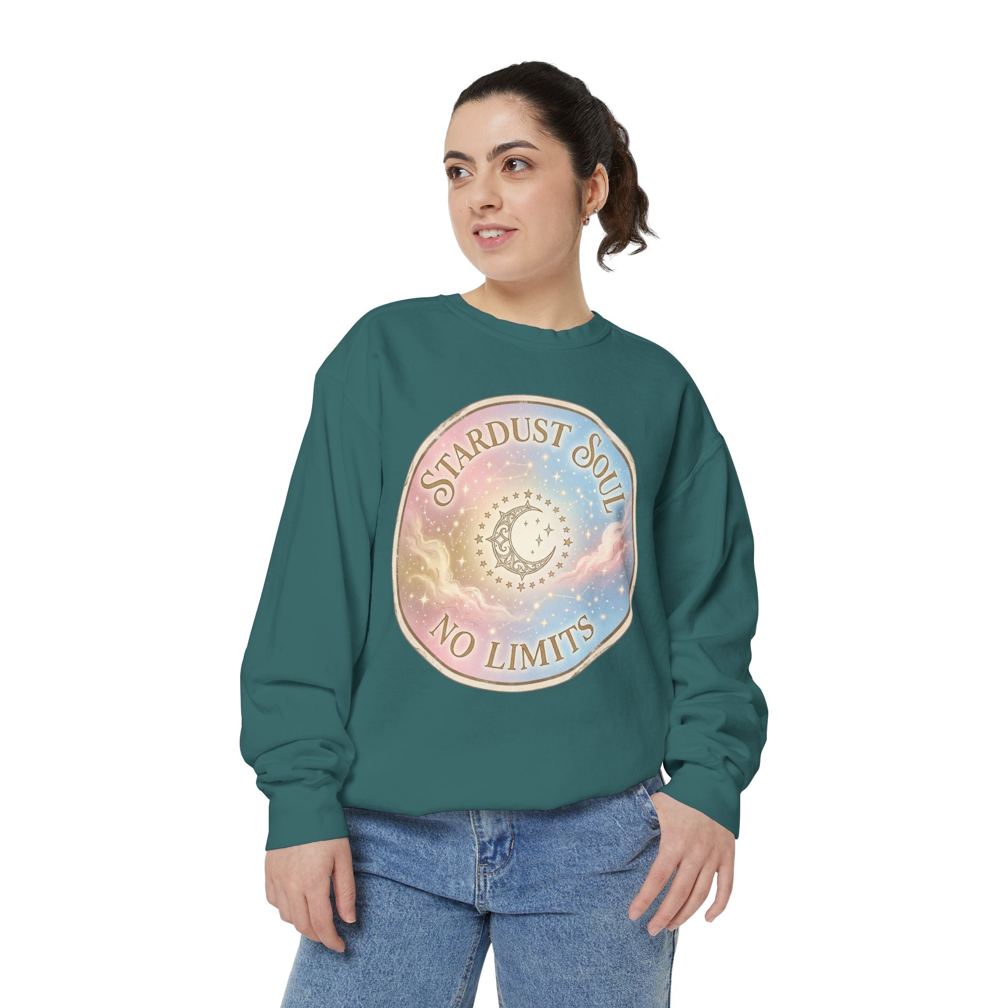 Stardust Soul Sweatshirt — "Stardust soul. No limits "