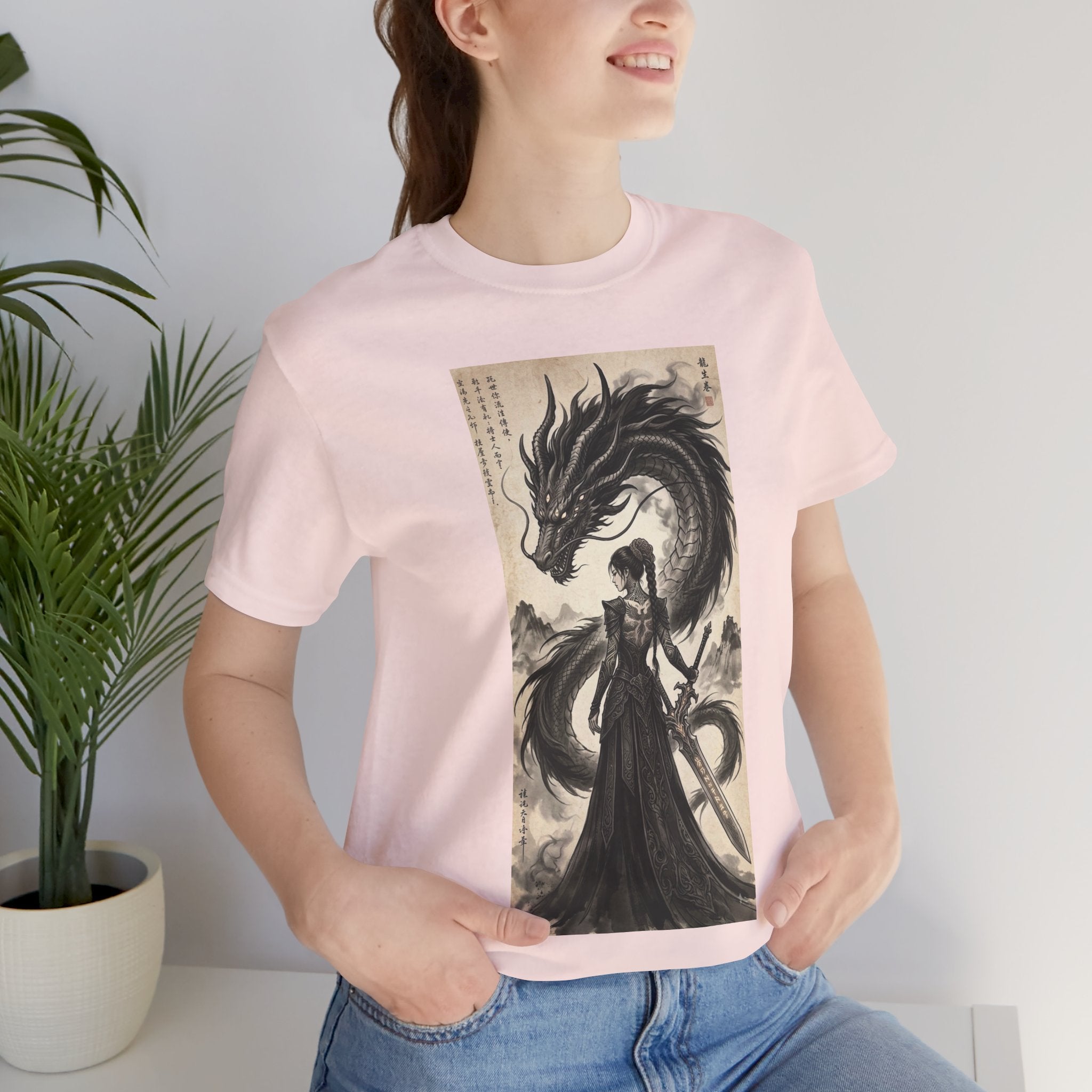 Shadow Dragon Graphic T-Shirt — Mystical Dragon Tee