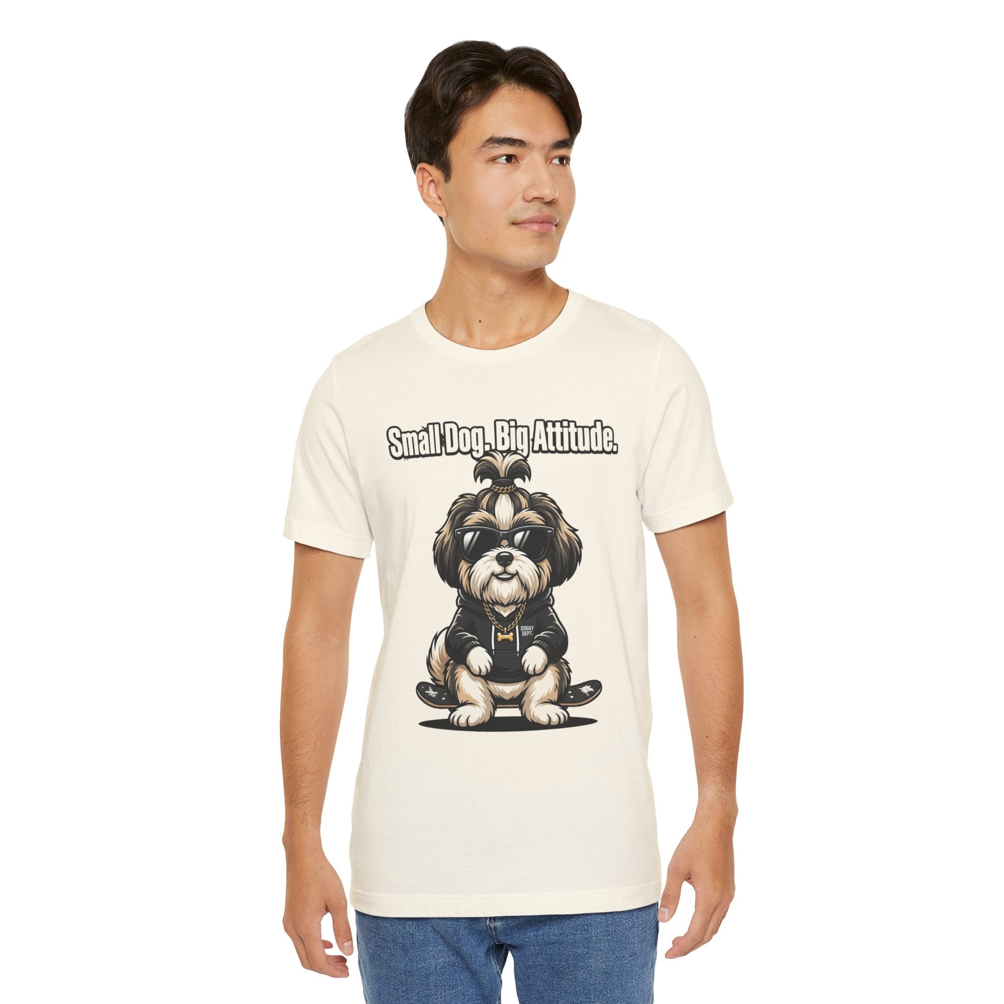 Small Dog, Big Attitude T-Shirt — Cute Funny Graphic Tee for Dog Lovers