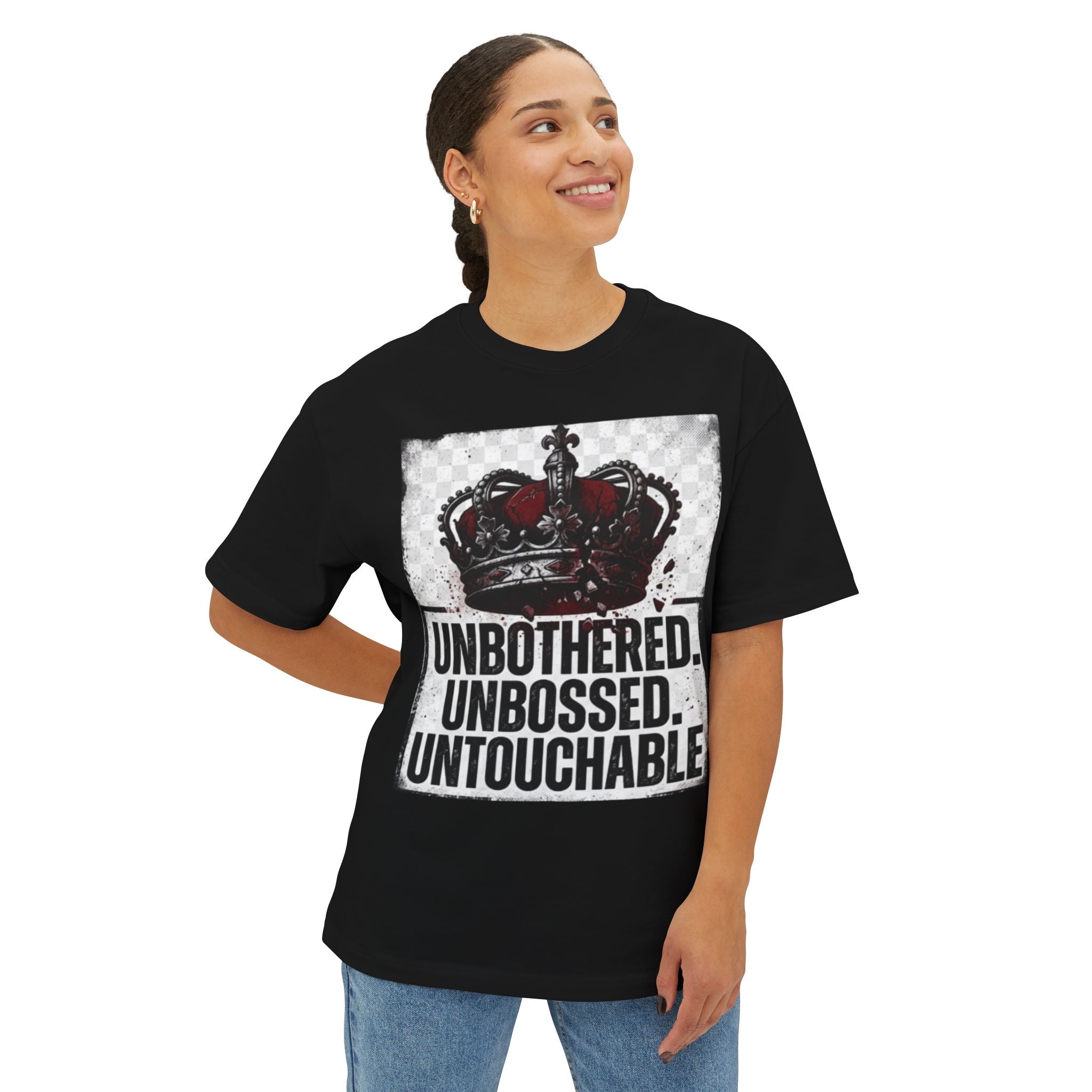 Unstoppable Mindset Boxy Graphic T-Shirt