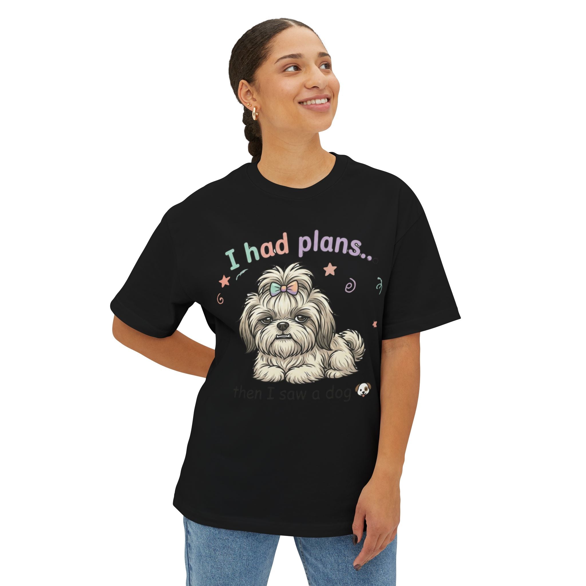 I Had Plans… Then I Saw a Dog T‑Shirt — Funny Dog Lover Tee