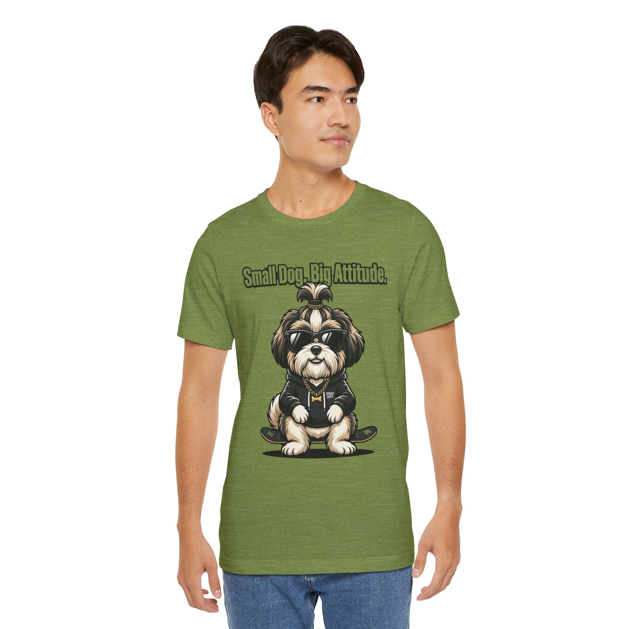 Small Dog, Big Attitude T-Shirt — Cute Funny Graphic Tee for Dog Lovers