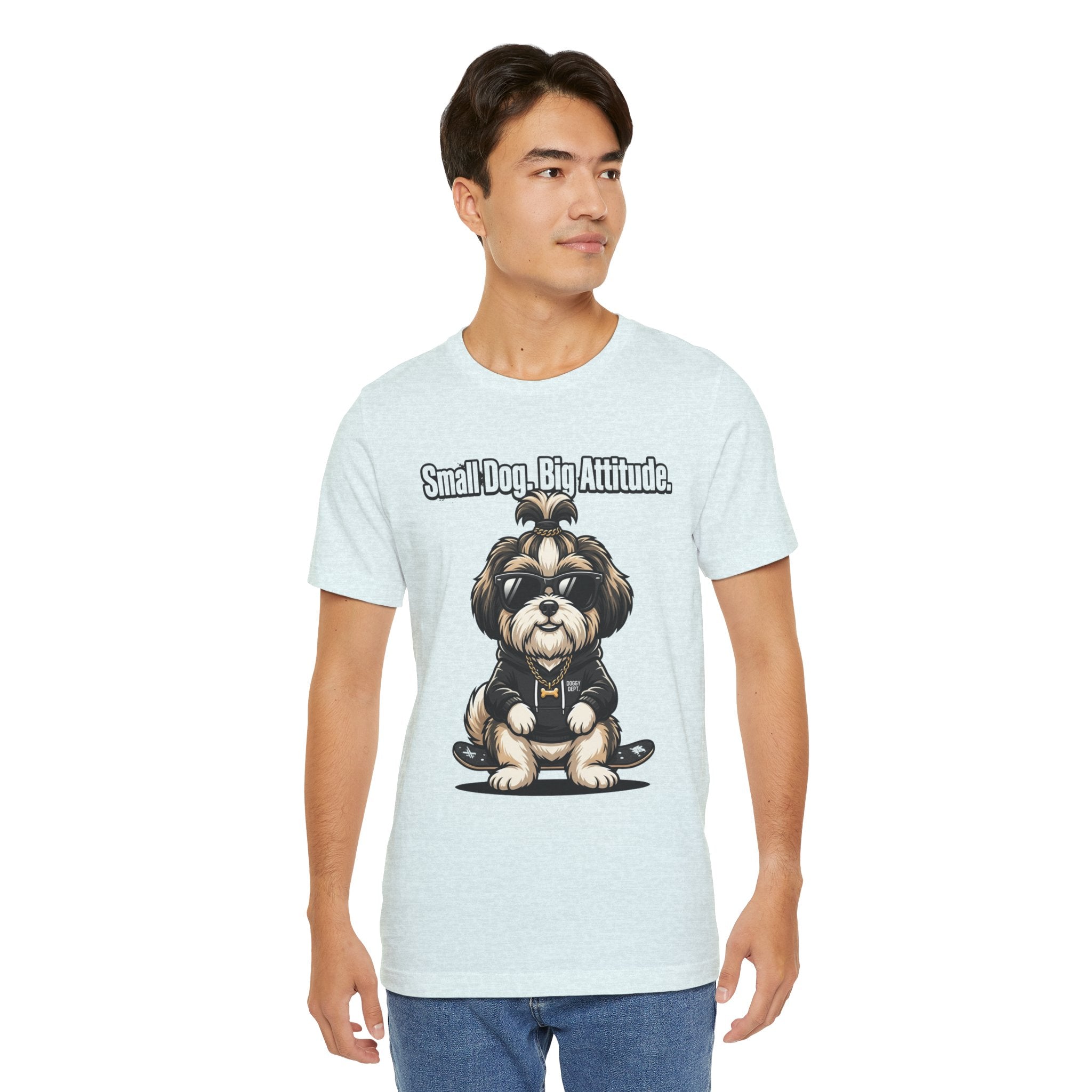 Small Dog, Big Attitude T-Shirt — Cute Funny Graphic Tee for Dog Lovers